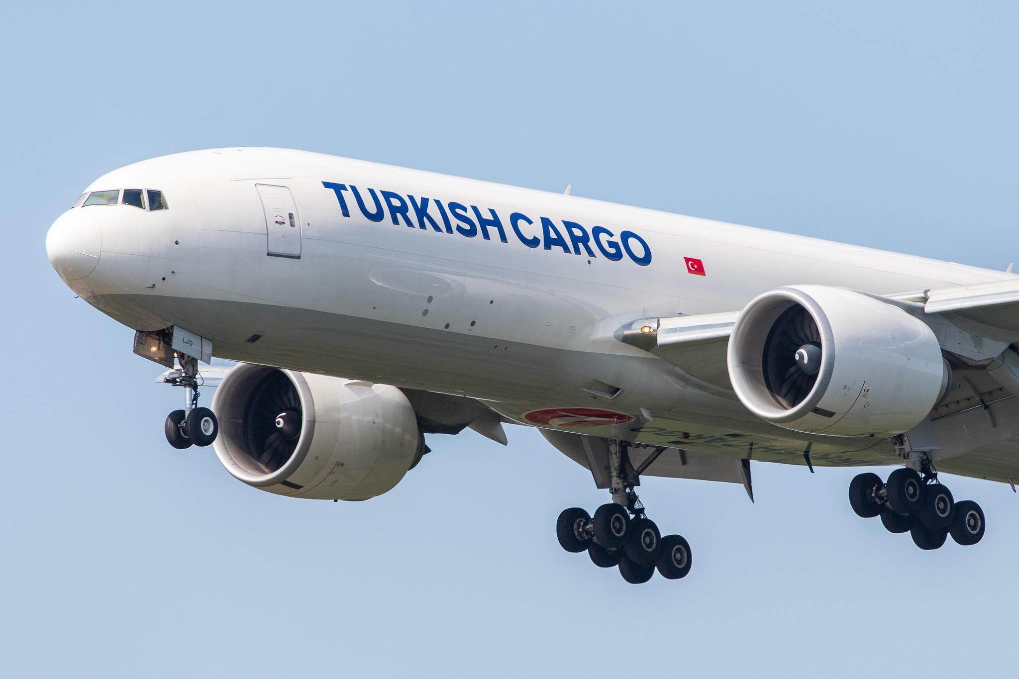Frankfurt Airport: Turkish Cargo (TK / THY) | Operator: Turkish Airlines |  Boeing 777-FF2 B77L | TC-LJO | MSN 65743