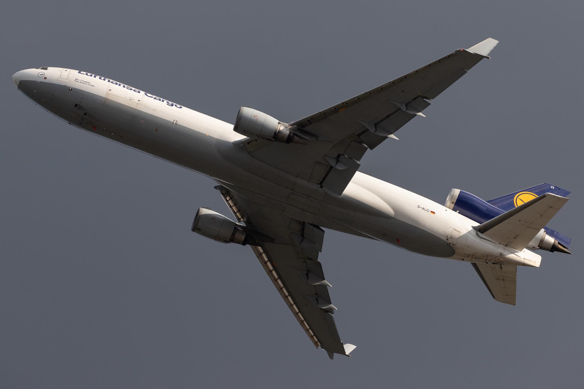 Frankfurt Airport: Lufthansa Cargo (/ GEC) |  McDonnell Douglas MD-11F MD11 | D-ALCI | MSN 48800