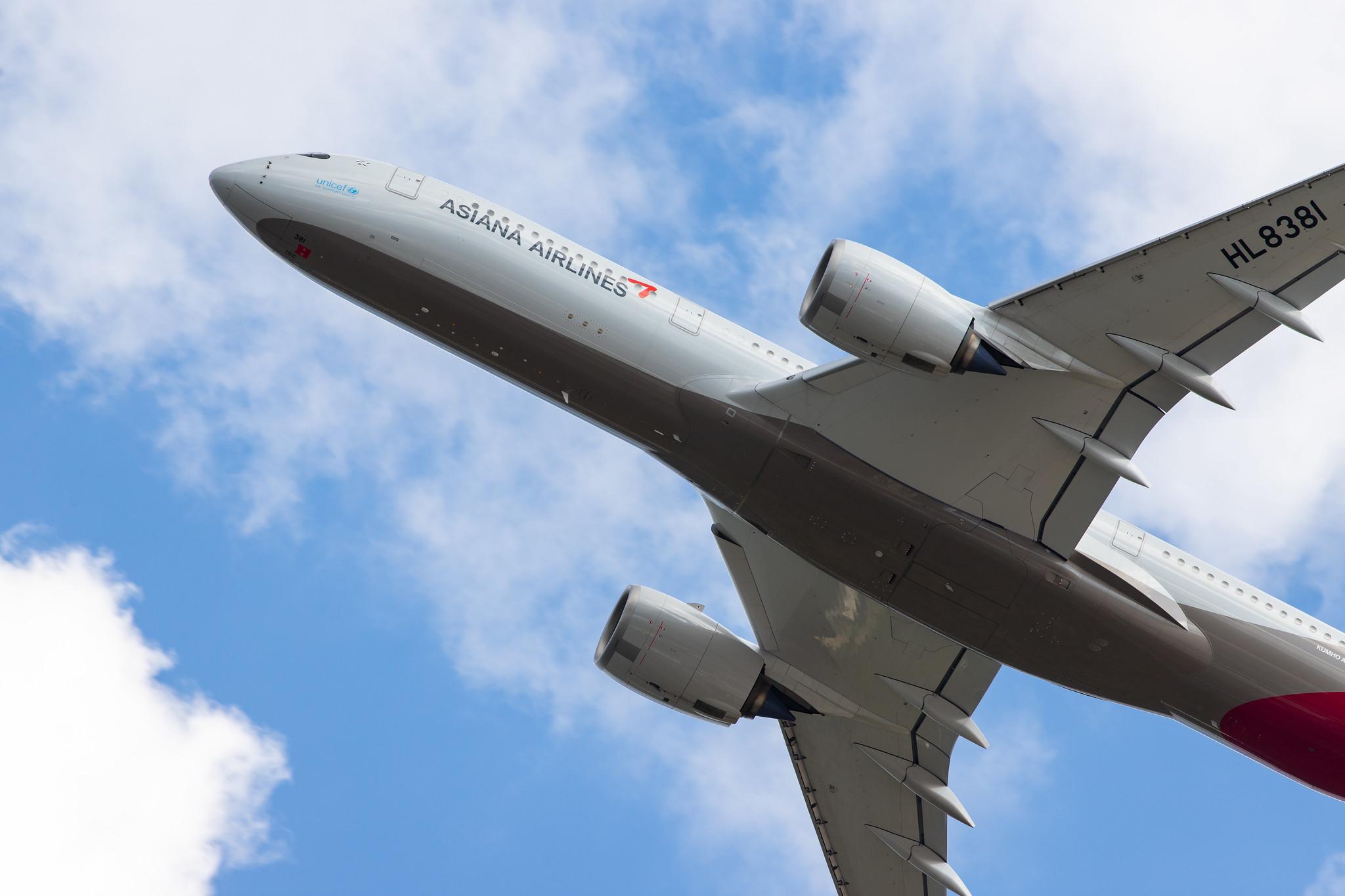 Frankfurt Airport: Asiana Airlines (OZ / AAR) |  Airbus A350-941 A359 | HL8381 | MSN 387