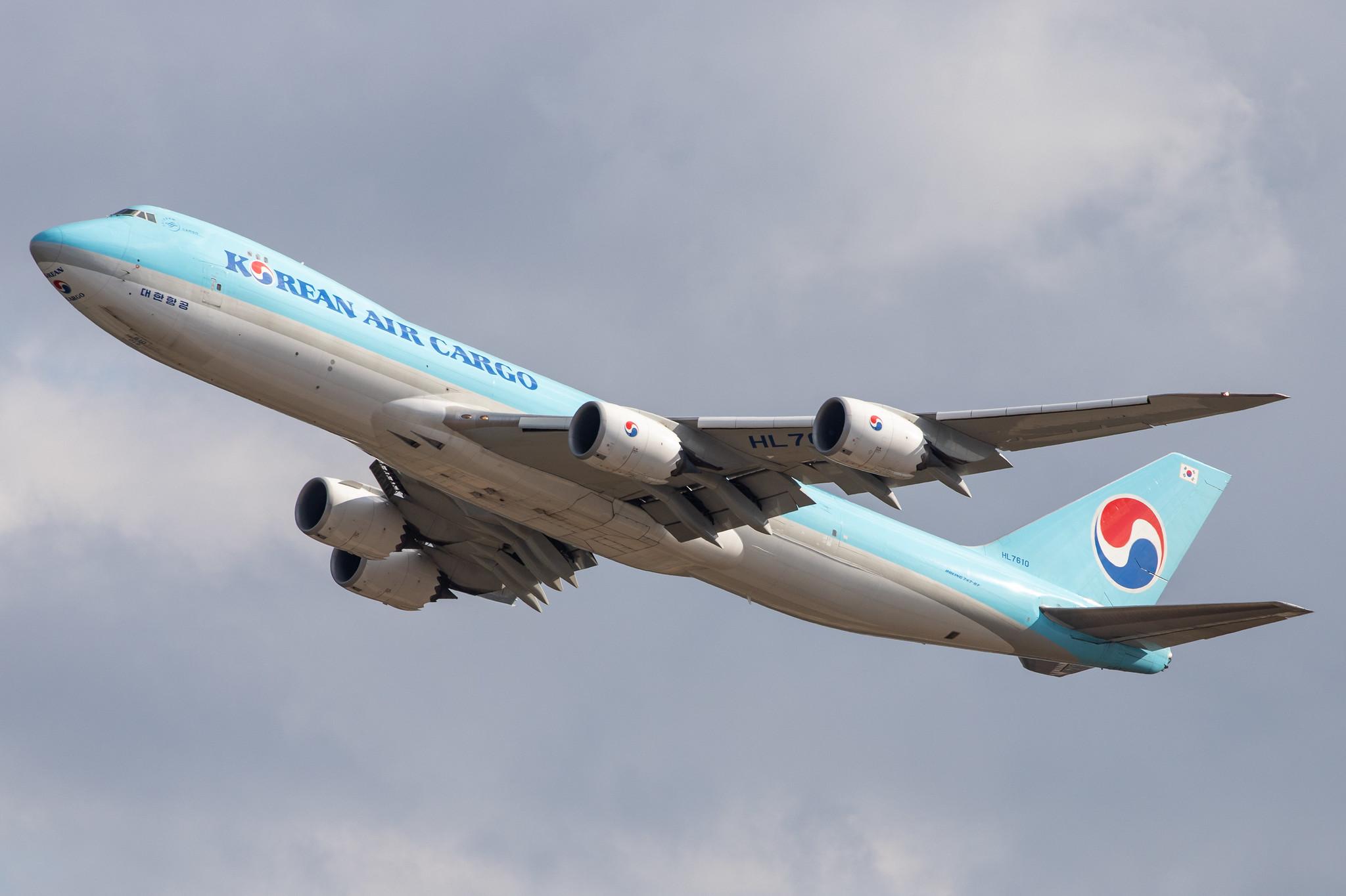 Frankfurt Airport: Korean Air Cargo (KE / KAL) | Operator: Korean Air |  Boeing 747-8HT(F) B748 | HL7610 | MSN 37133