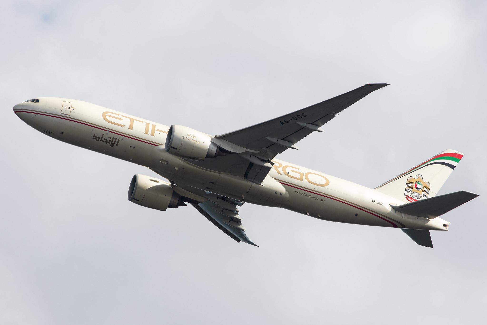 Frankfurt Airport: Etihad Cargo (EY / ETD) | Operator: Etihad Airways |  Boeing 777-FFX B77L | A6-DDC | MSN 39691