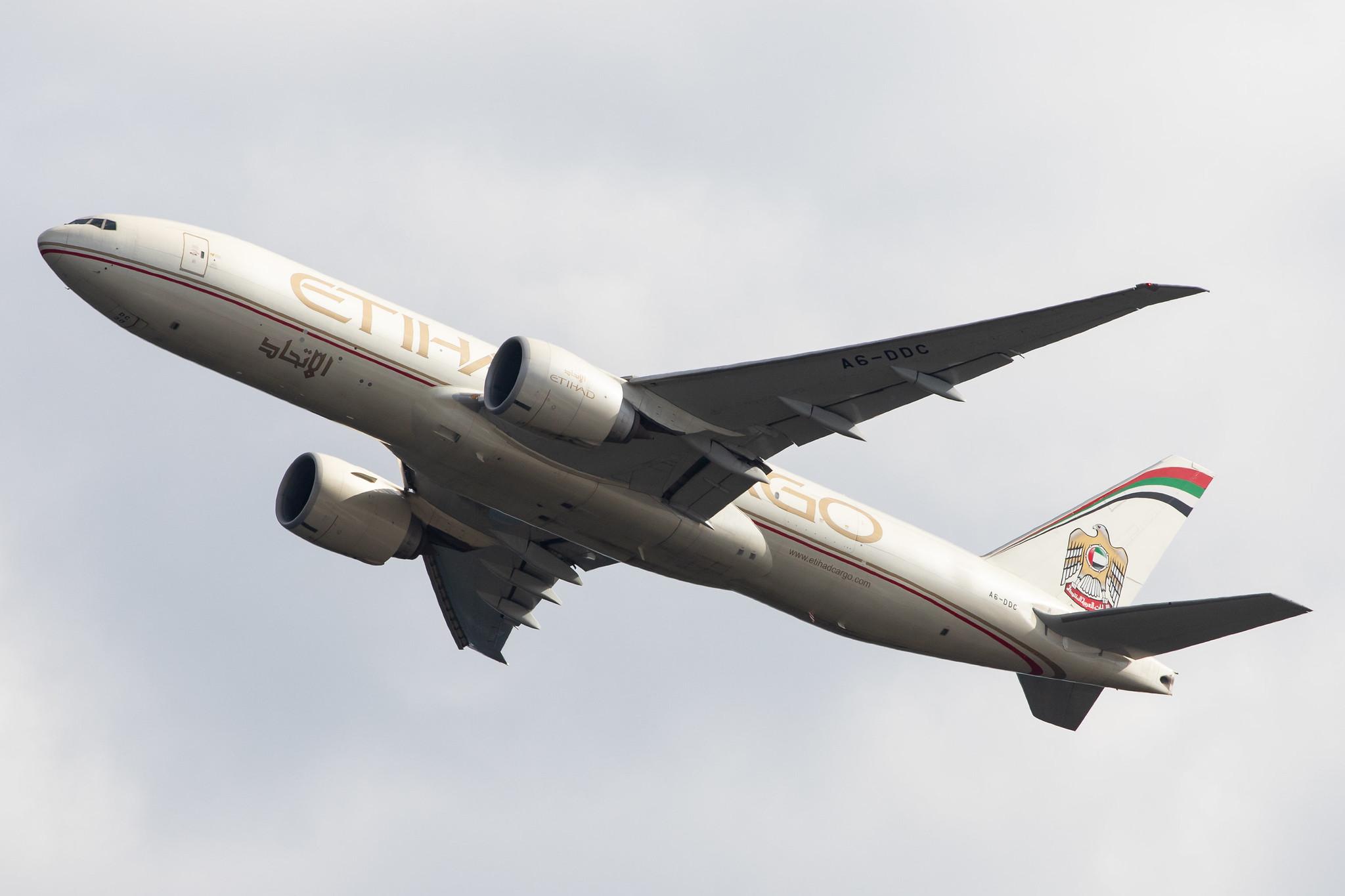 Frankfurt Airport: Etihad Cargo (EY / ETD) | Operator: Etihad Airways |  Boeing 777-FFX B77L | A6-DDC | MSN 39691