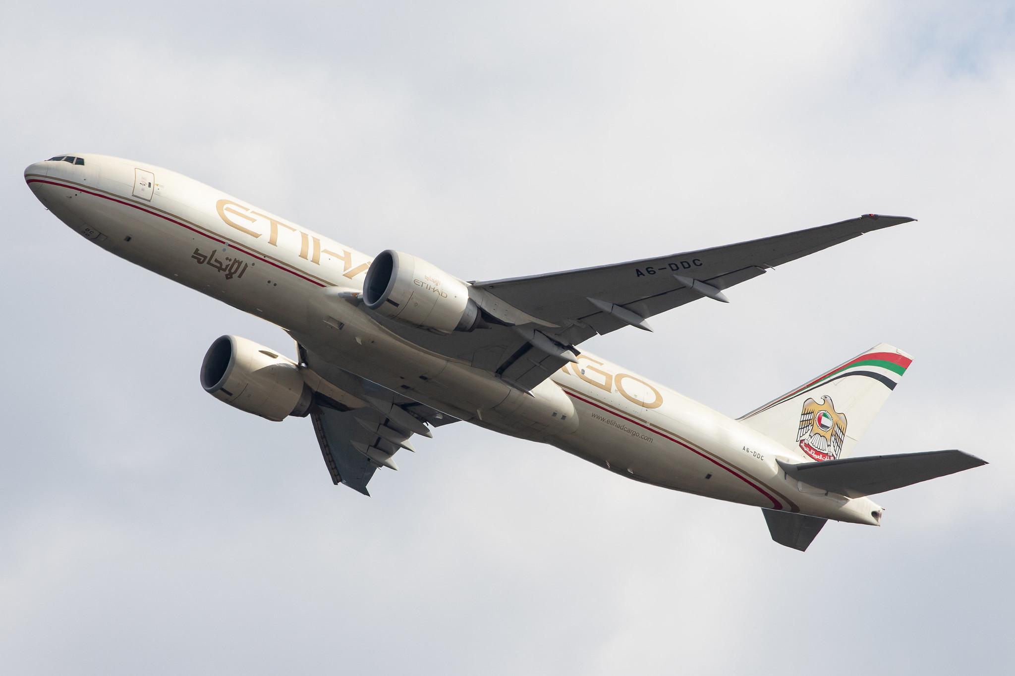 Frankfurt Airport: Etihad Cargo (EY / ETD) | Operator: Etihad Airways |  Boeing 777-FFX B77L | A6-DDC | MSN 39691