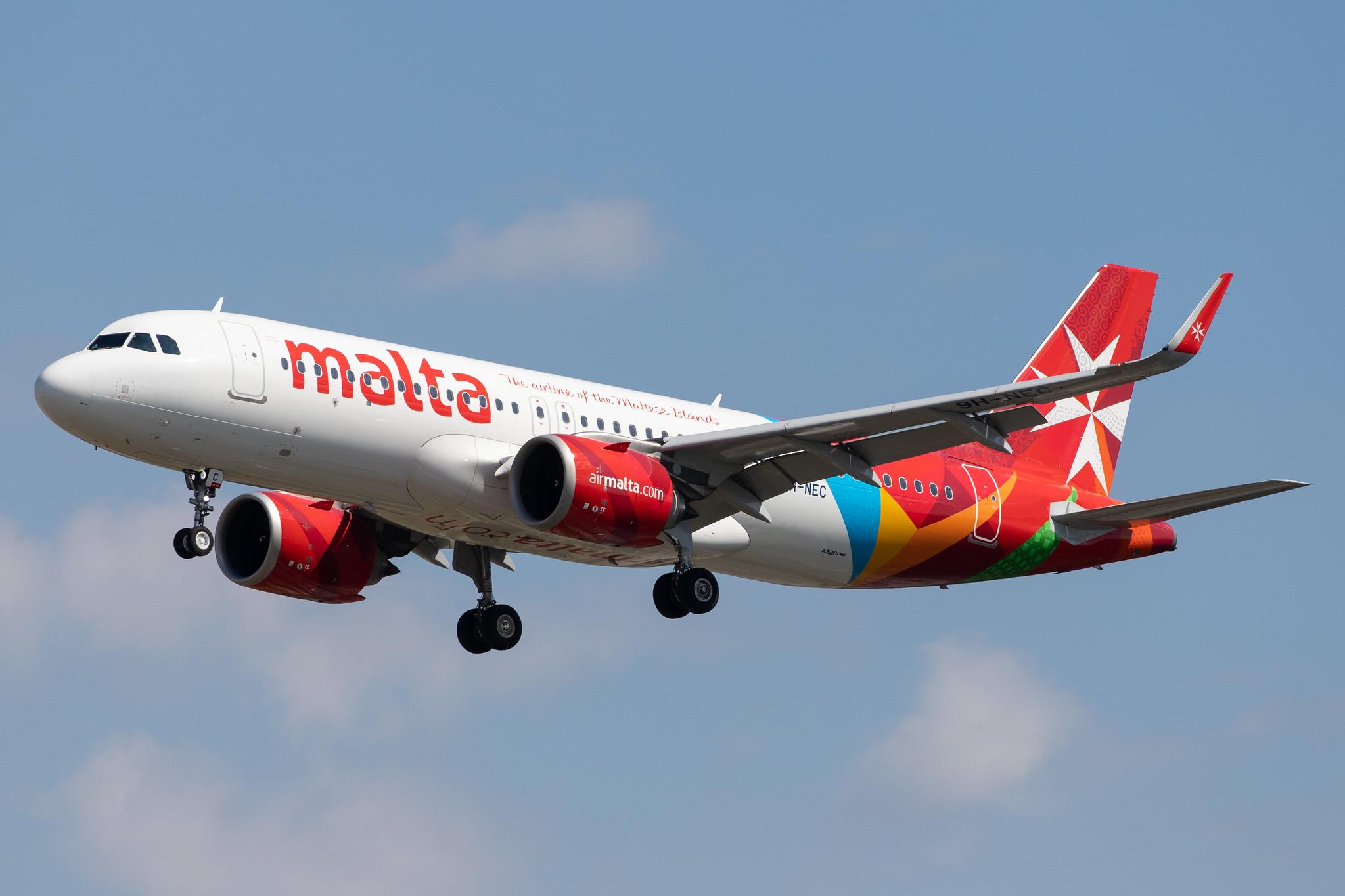 Frankfurt Airport: Air Malta (KM / AMC) |  Airbus A320-251N A20N | 9H-NEC | MSN 9049
