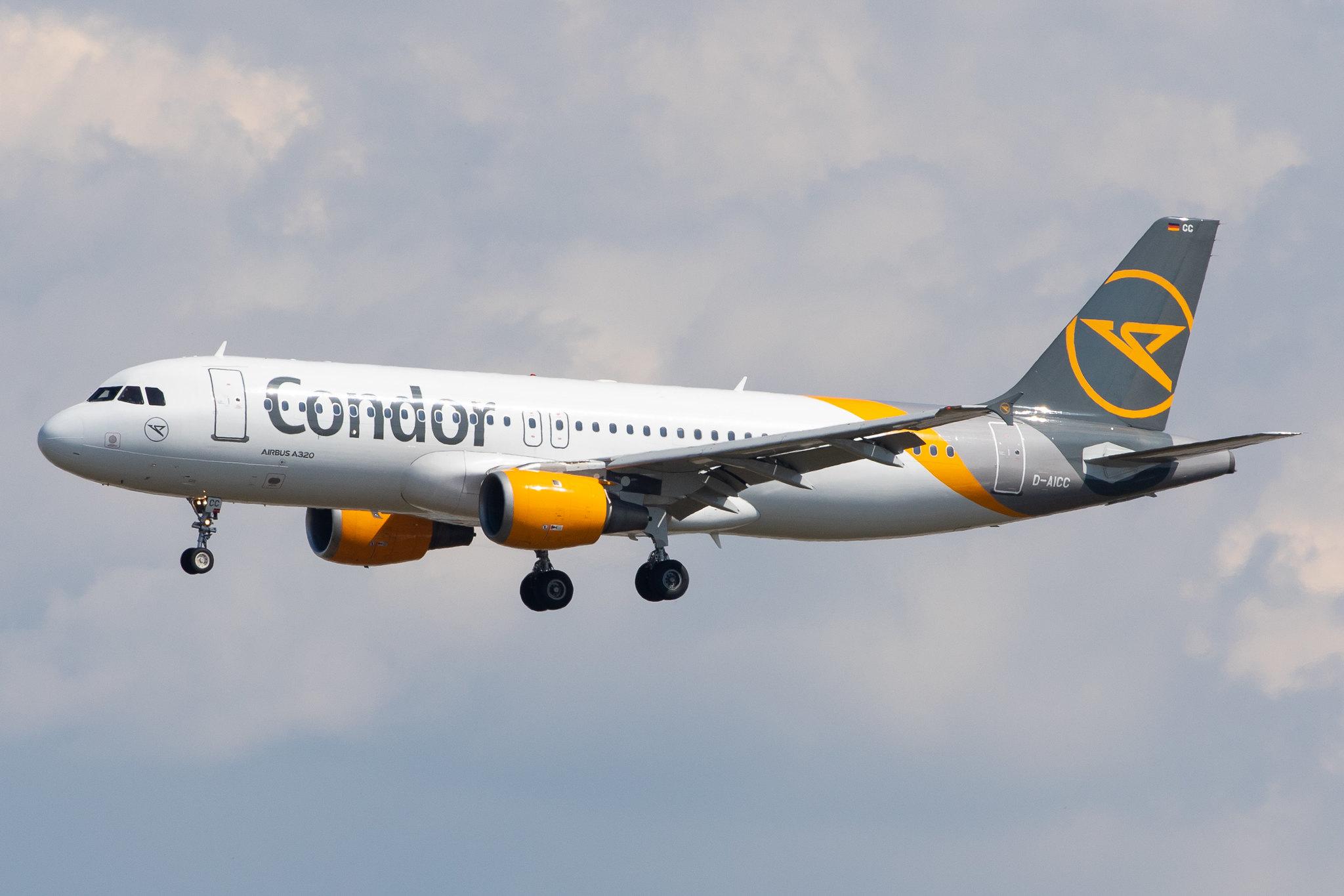 Frankfurt Airport: Condor (DE / CFG) |  Airbus A320-212 A320 | D-AICC | MSN 0809