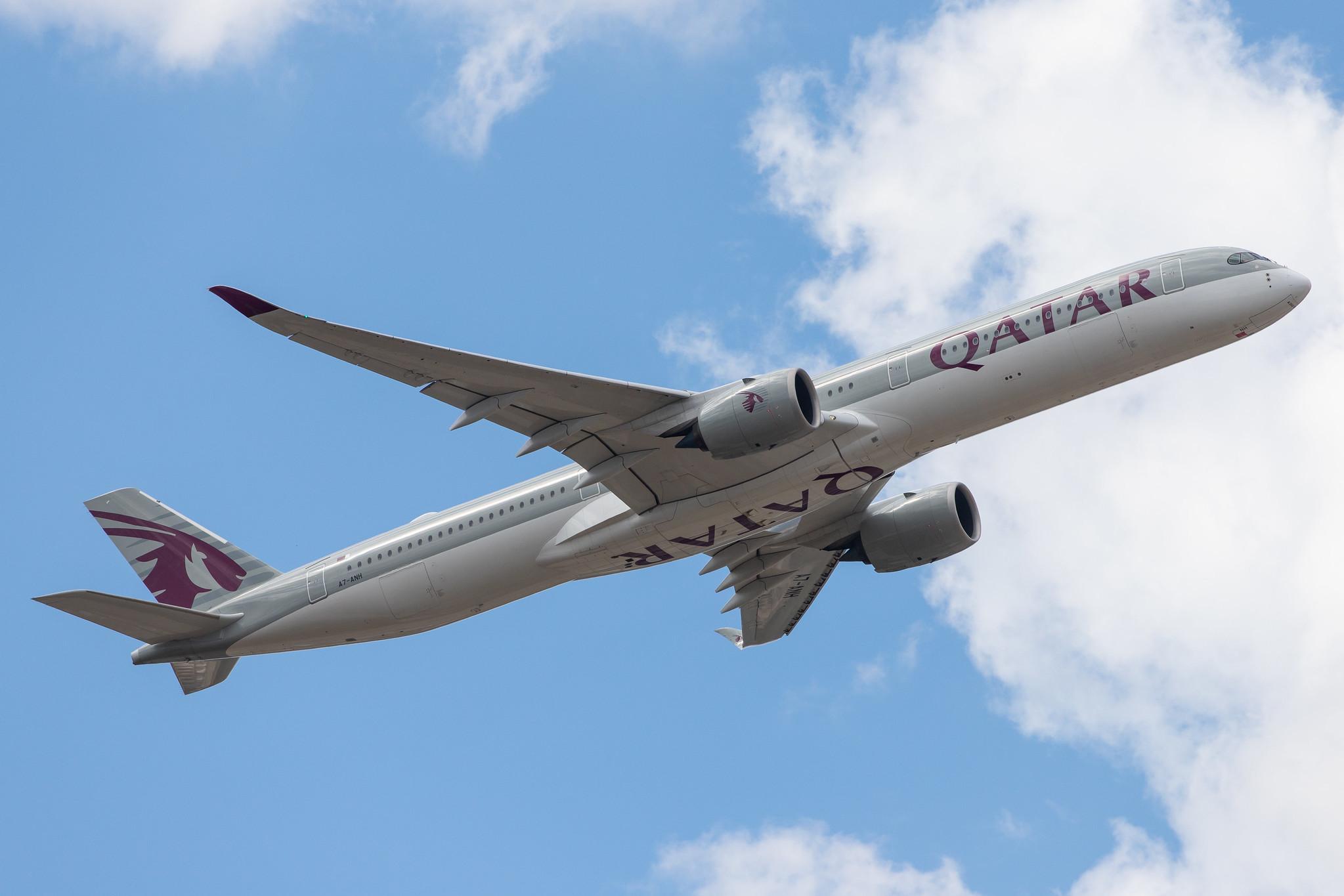 Frankfurt Airport: Qatar Airways (QR / QTR) |  Airbus A350-1041 A35K | A7-ANH | MSN 229