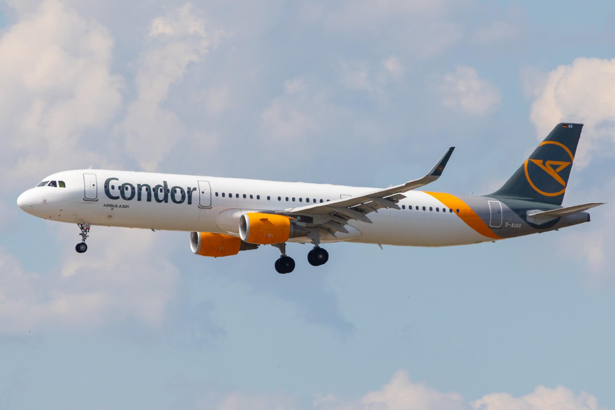 Frankfurt Airport: Condor (DE / CFG) |  Airbus A321-211 A321 | D-AIAG | MSN 6590