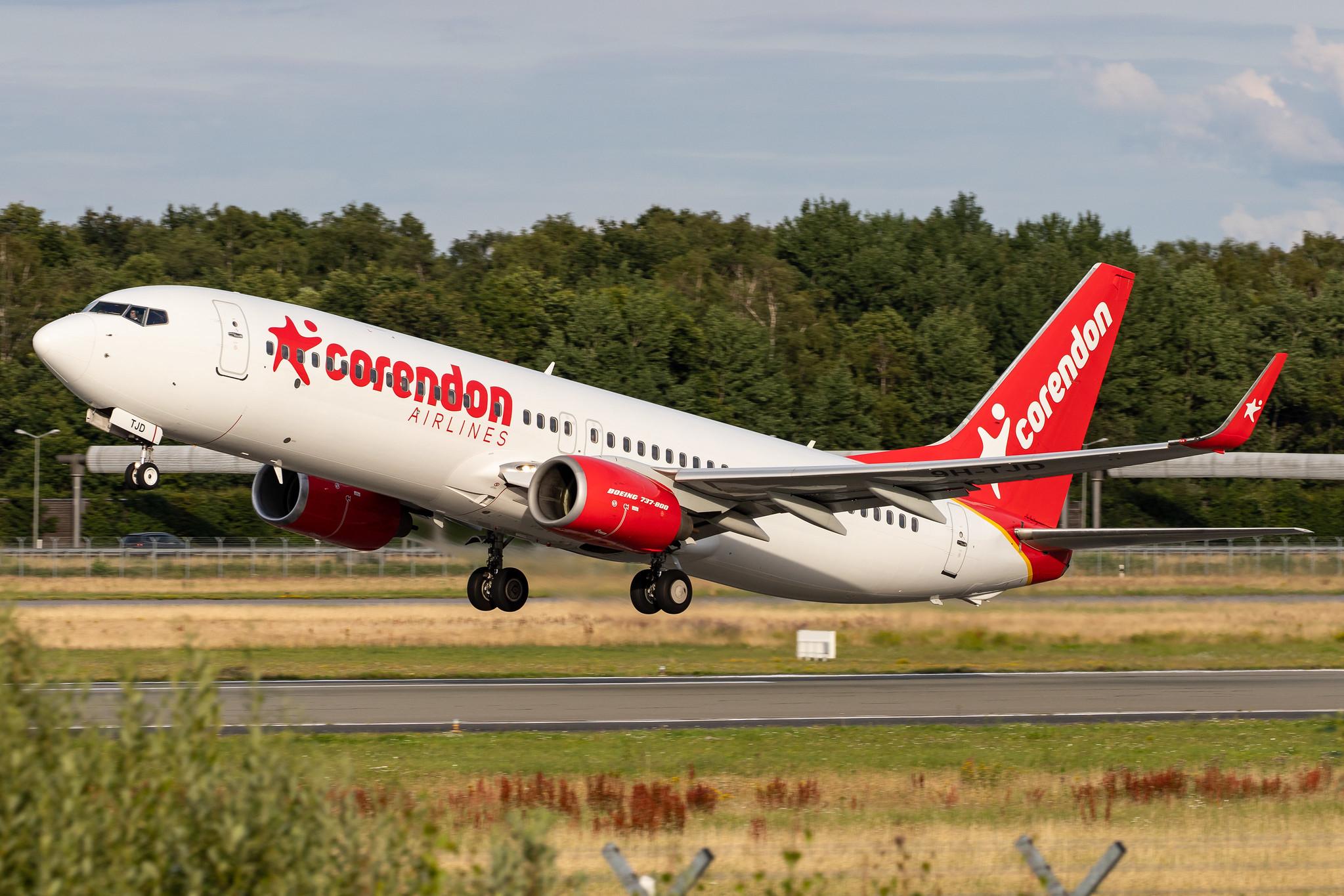 Hamburg Airport: Corendon Airlines (XC / CAI) | Operator: Corendon Airlines Europe |  Boeing 737-84P B738 | 9H-TJD | MSN 35077
