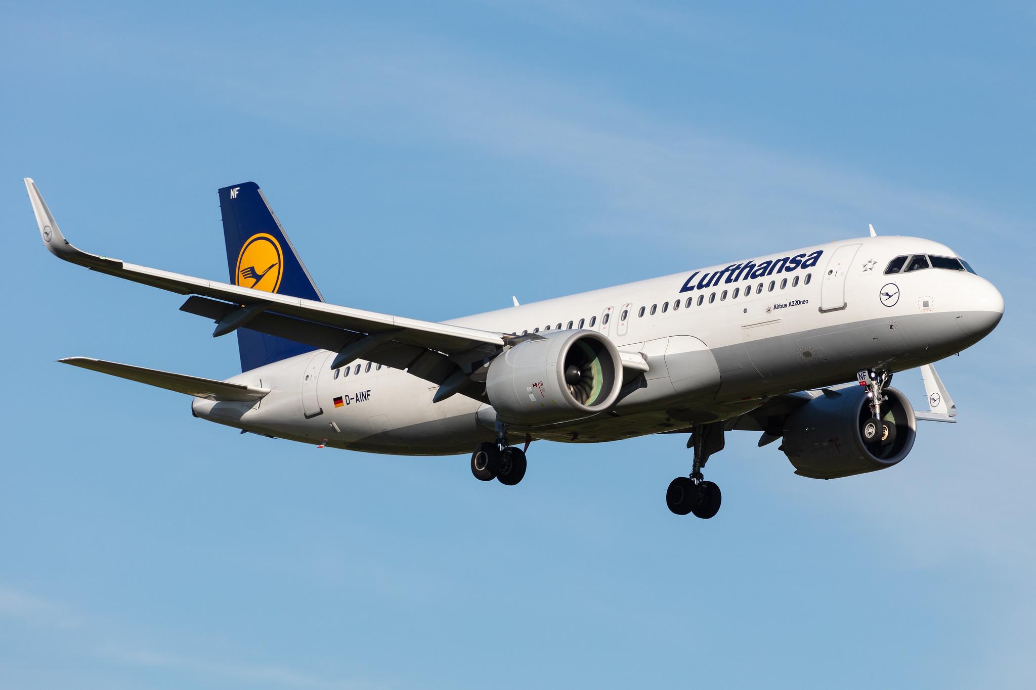 Hamburg Airport: Lufthansa (LH / DLH) |  Airbus A320-271N A20N | D-AINF | MSN 7577