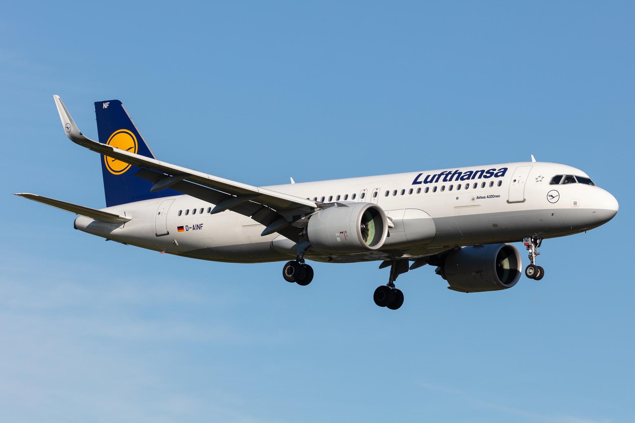 Hamburg Airport: Lufthansa (LH / DLH) |  Airbus A320-271N A20N | D-AINF | MSN 7577