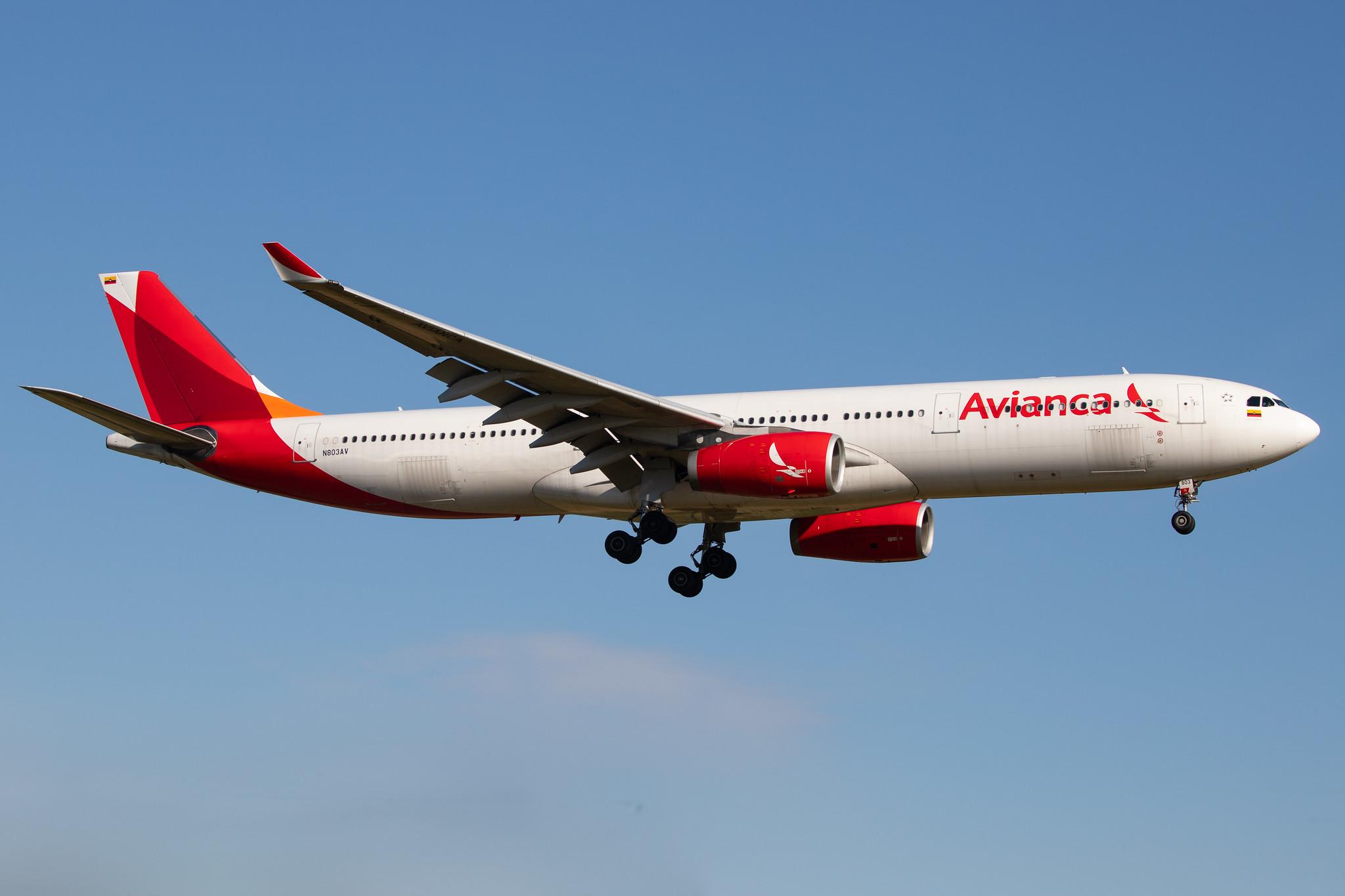 Hamburg Airport: Avianca (AV / AVA) |  Airbus A330-343 A333 | N803AV | MSN 1357