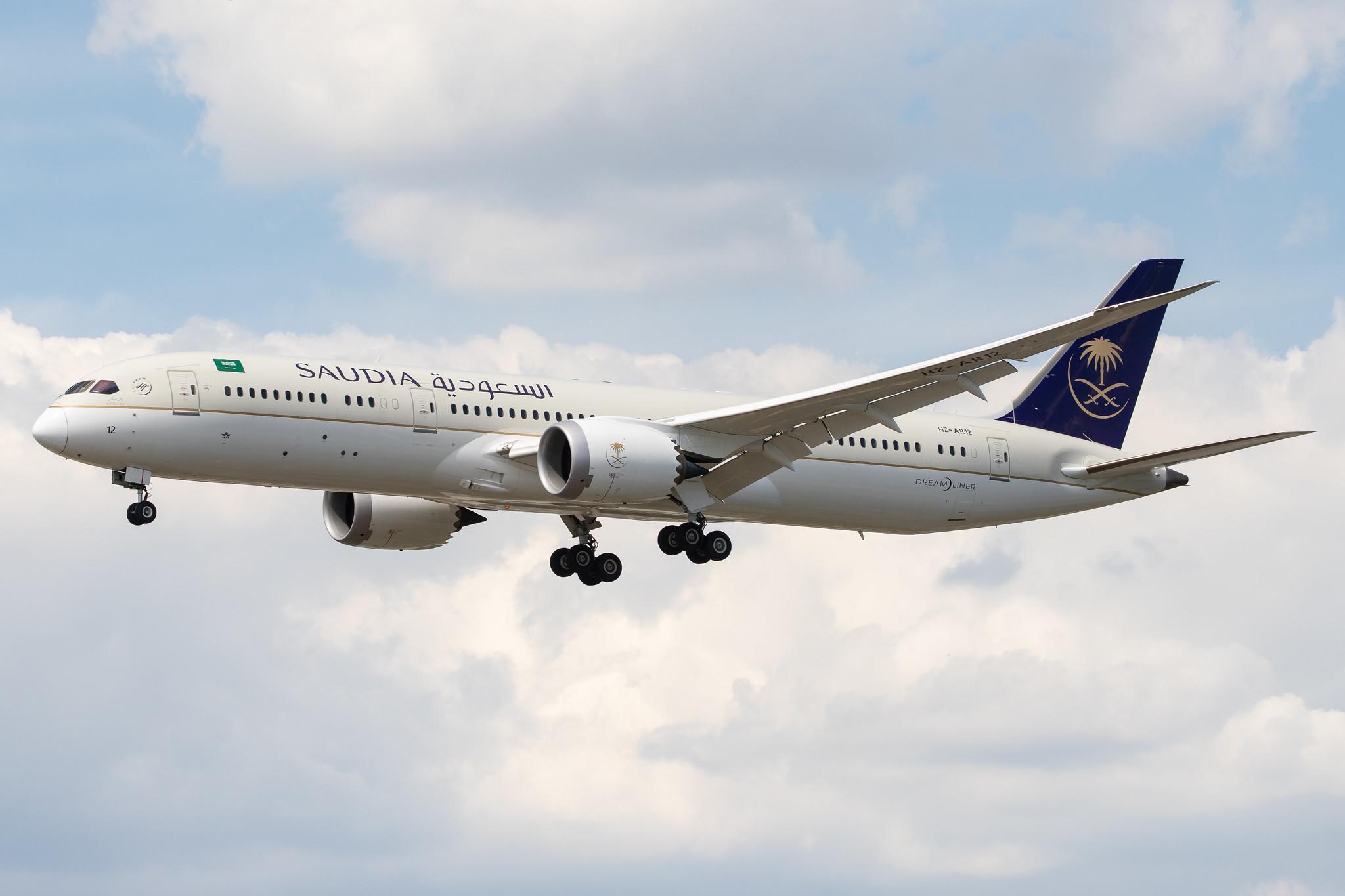 Frankfurt Airport: Saudia (SV / SVA) |  Boeing 787-9 Dreamliner B789 | HZ-AR12 | MSN 40046