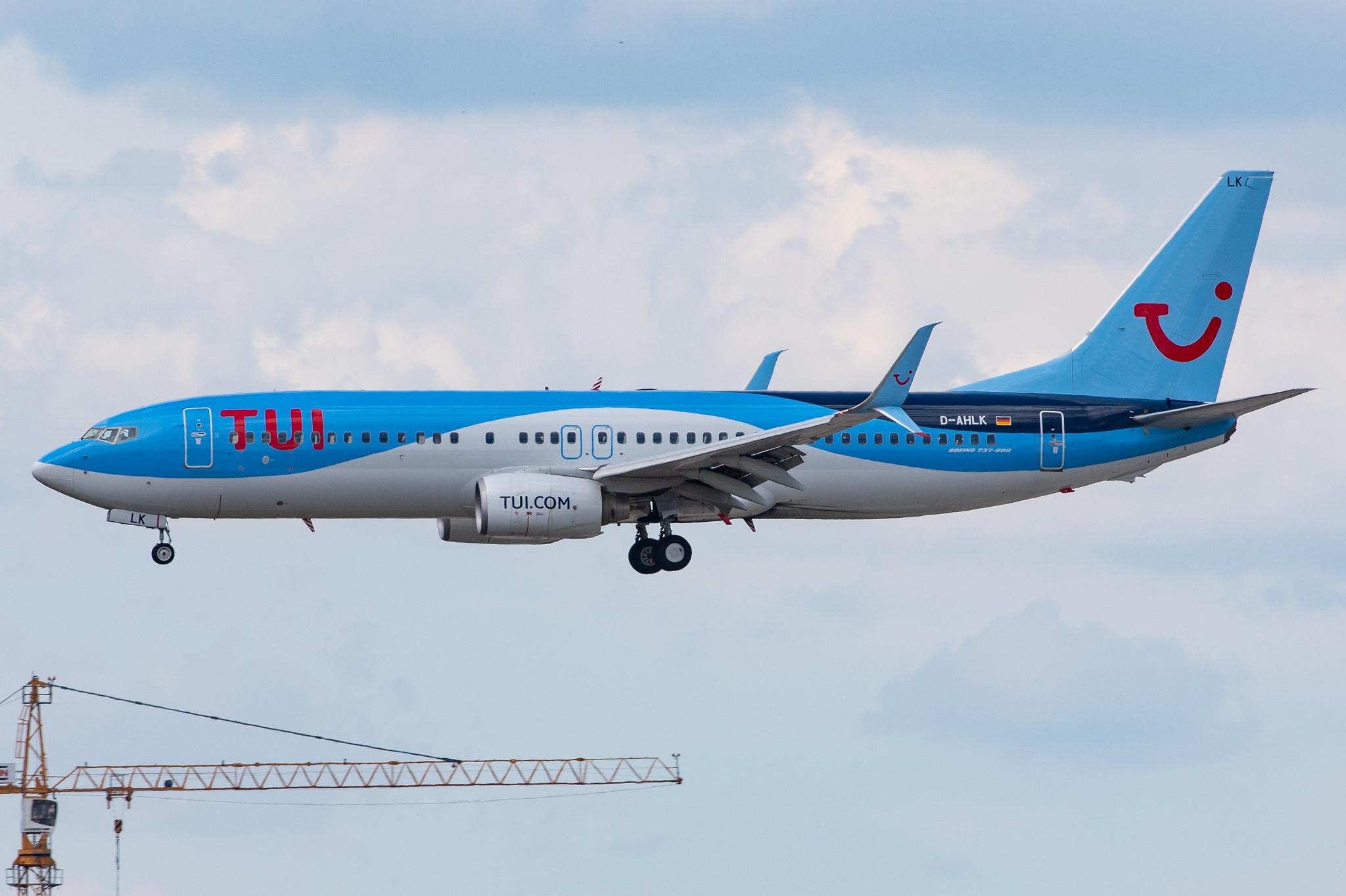 Frankfurt Airport: TUI (X3 / TUI) | Operator: TUI fly |  Boeing 737-8K5 B738 | D-AHLK | MSN 35143