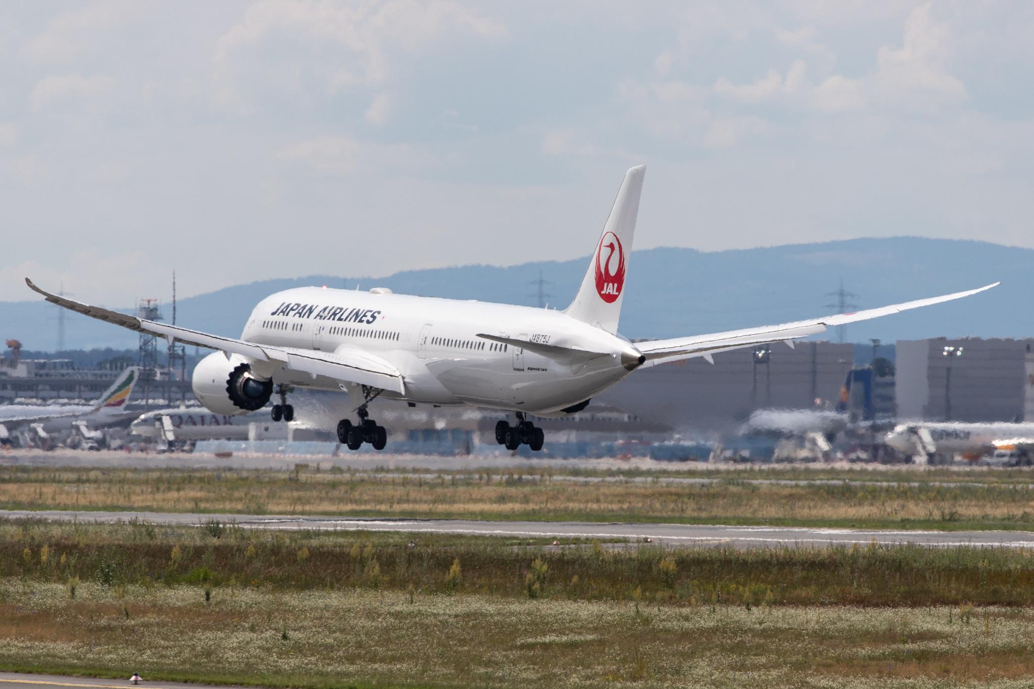 Frankfurt Airport: Japan Airlines (JL / JAL) |  Boeing 787-9 Dreamliner B789 | JA875J | MSN 38134