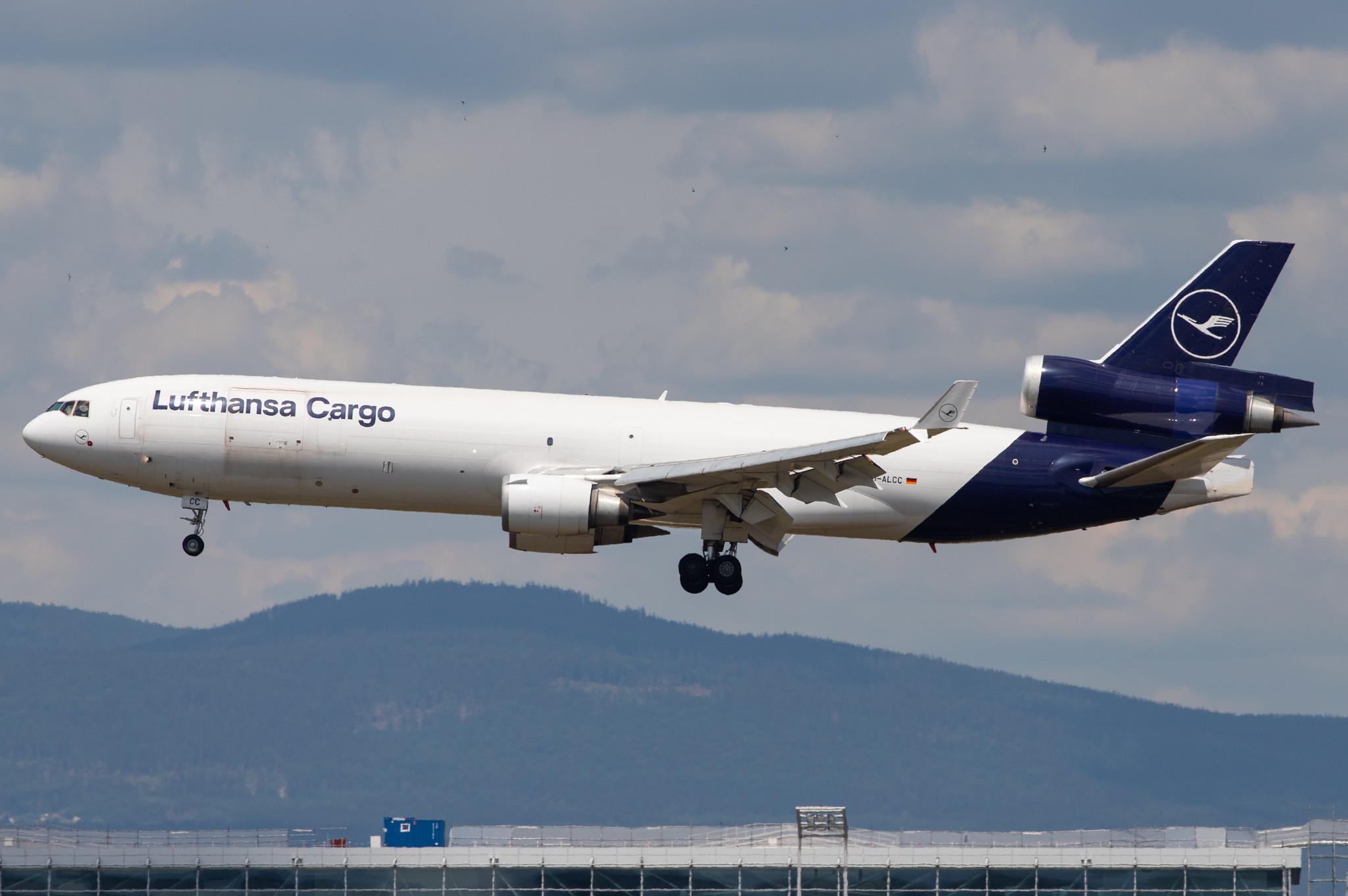 Frankfurt Airport: Lufthansa Cargo (/ GEC) |  McDonnell Douglas MD-11F MD11 | D-ALCC | MSN 48783