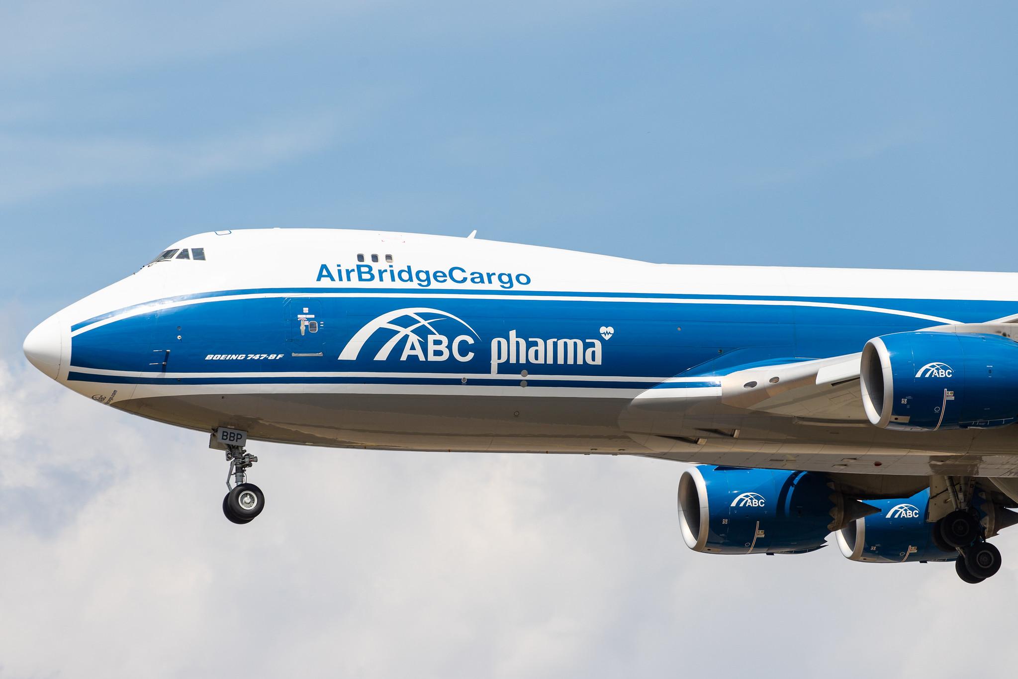 Frankfurt Airport: AirBridgeCargo (RU / ABW) | Operator: AirBridgeCargo Airlines |  Boeing 747-8HV(F) B748 | VP-BBP | MSN 63659