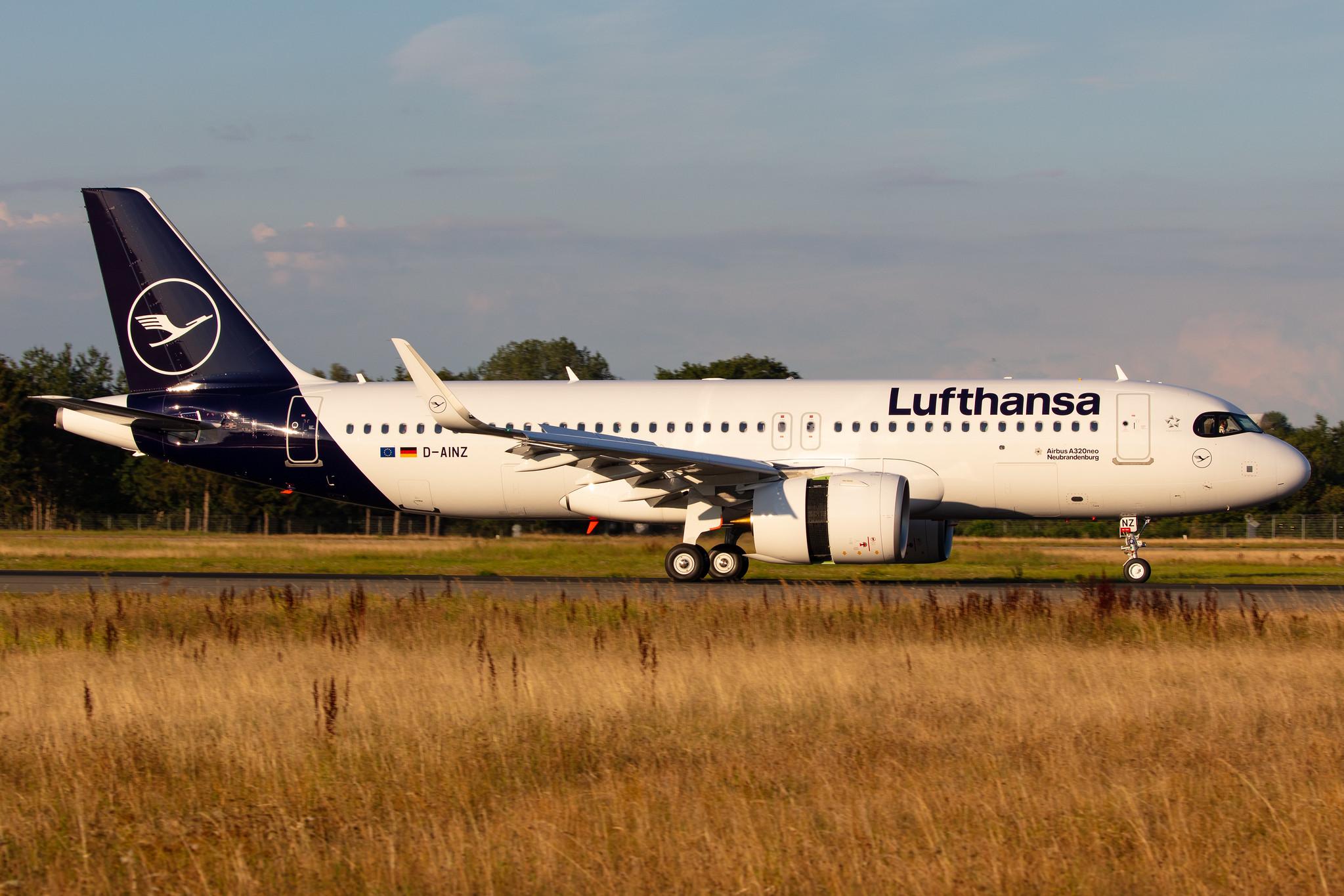 Hamburg Airport: Lufthansa (LH / DLH) |  Airbus A320-271N A20N | D-AINZ | MSN 9442
