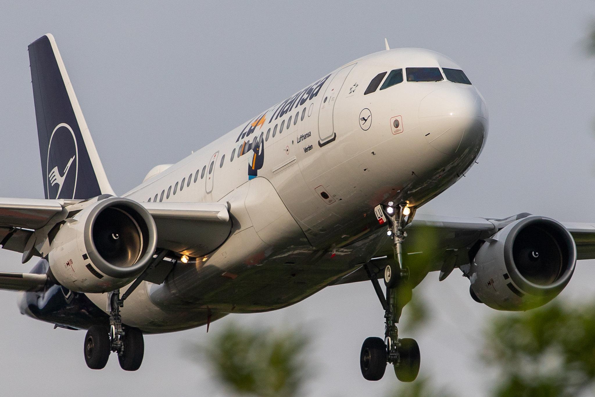 Hamburg Airport: Lufthansa (LH / DLH) |  Livery: Lu Sticker |  Airbus A319-114 A319 | D-AILU | MSN 0744