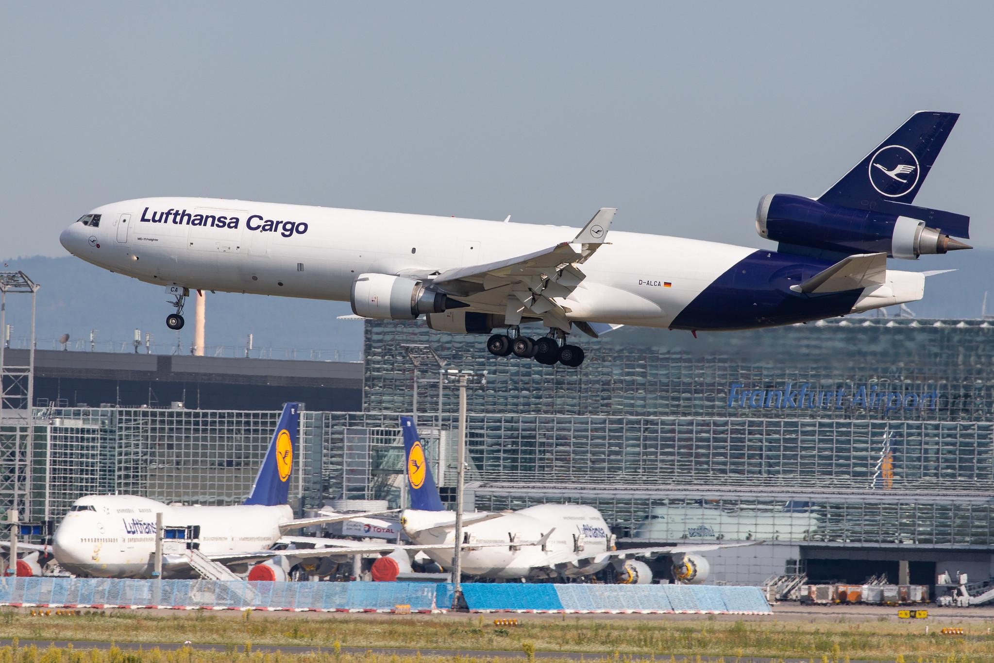 Frankfurt Airport: Lufthansa Cargo (/ GEC) |  McDonnell Douglas MD-11F MD11 | D-ALCA | MSN 48781
