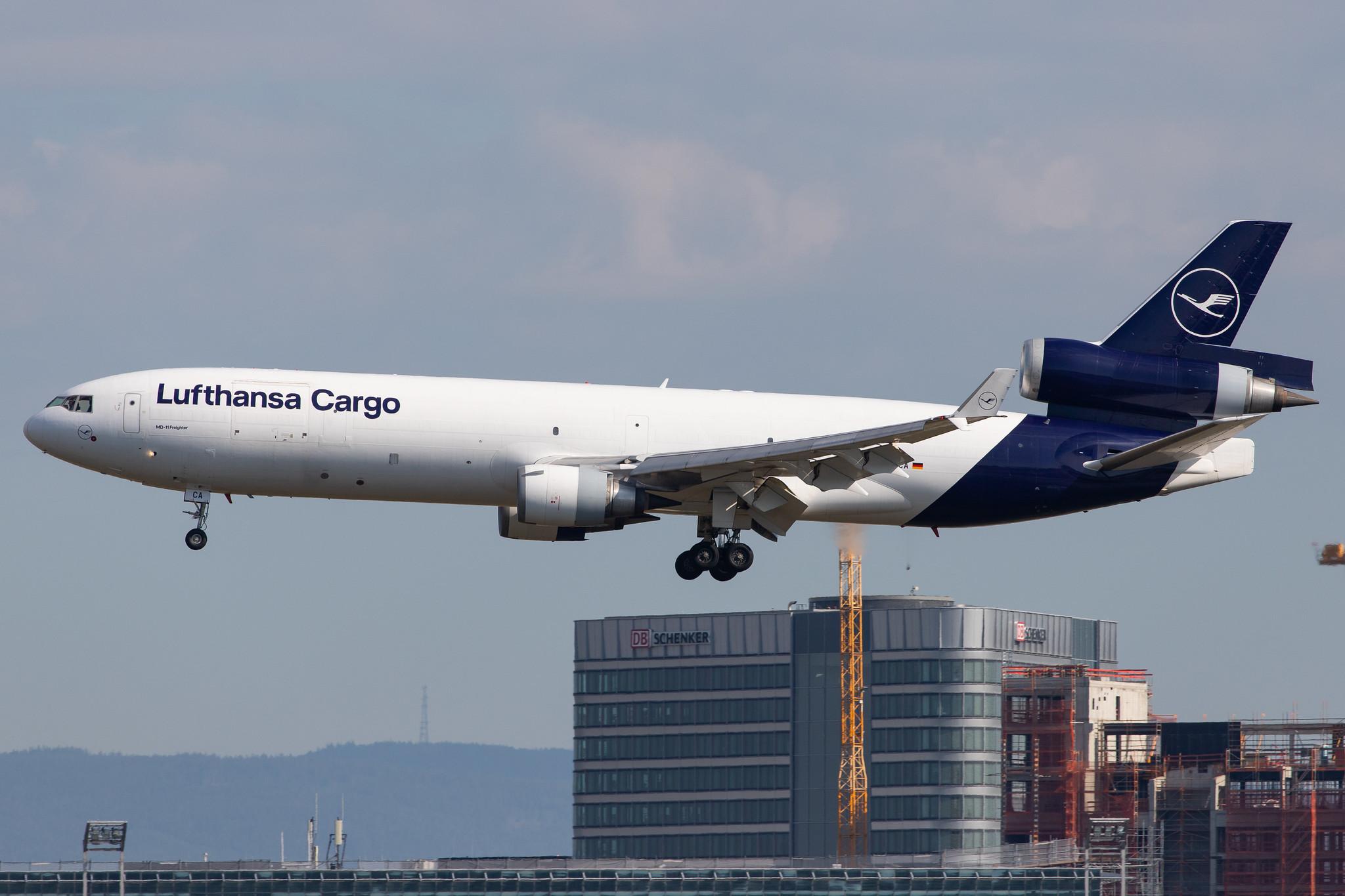 Frankfurt Airport: Lufthansa Cargo (/ GEC) |  McDonnell Douglas MD-11F MD11 | D-ALCA | MSN 48781