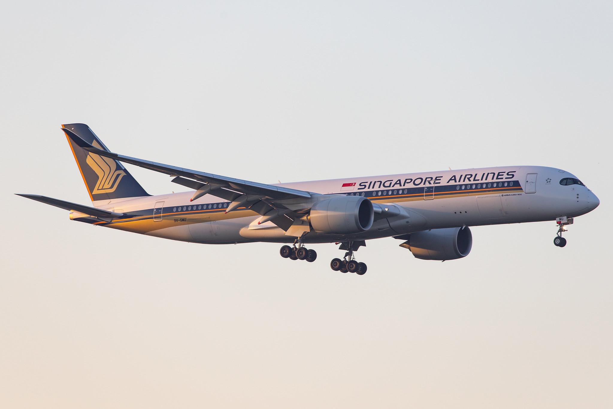 Frankfurt Airport: Singapore Airlines (SQ / SIA) |  Airbus A350-941 A359 | 9V-SMU | MSN 186