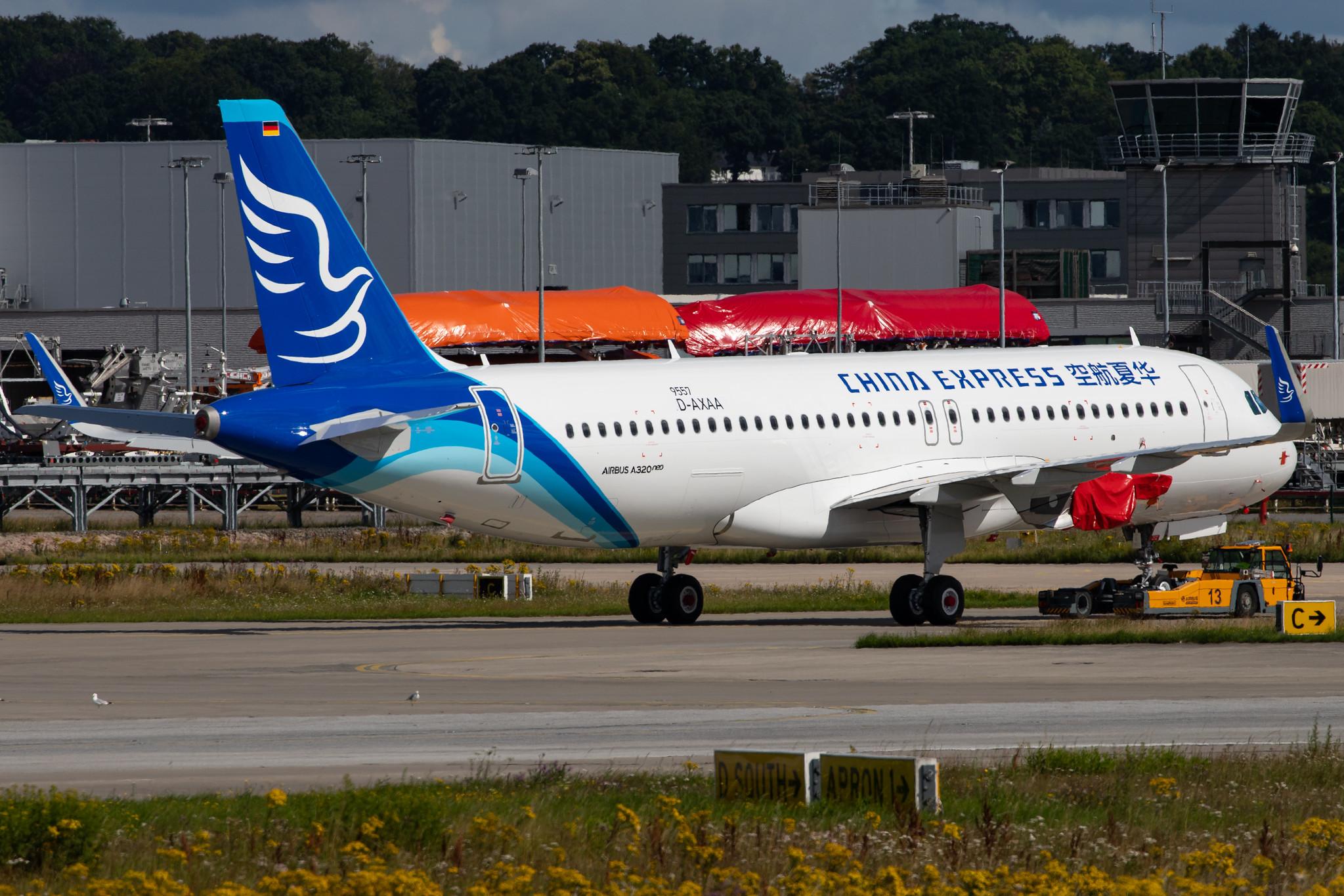 Hamburg Finkenwerder: China Express Airlines (G5 / HXA) |  Airbus A320-271N A20N | D-AXAA | MSN 9557