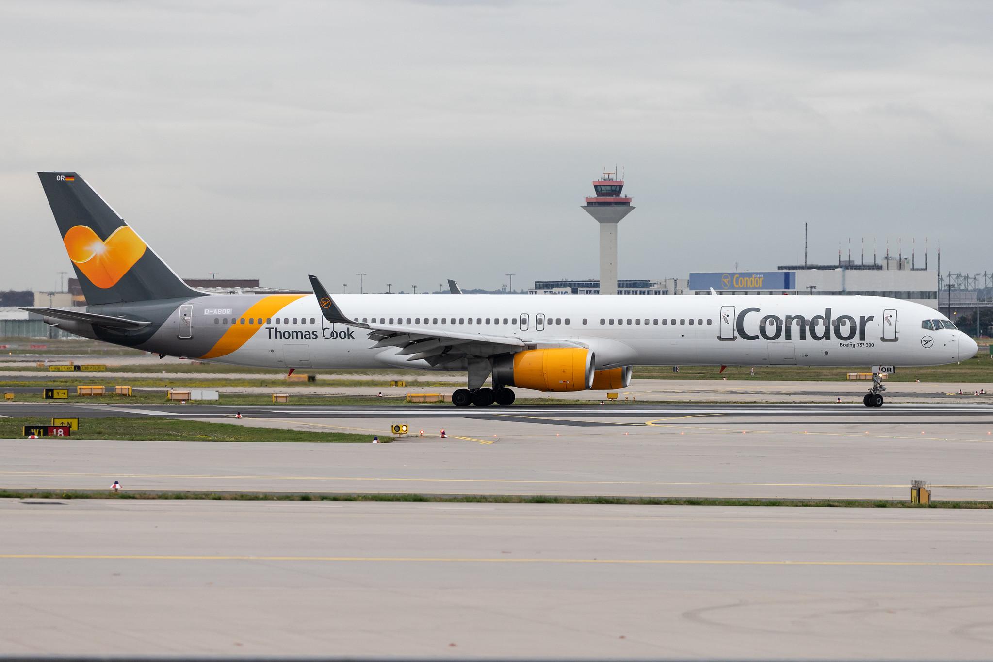 Frankfurt Airport: Condor (DE / CFG) |  Boeing 757-3CQ B753 | D-ABOR | MSN 32242
