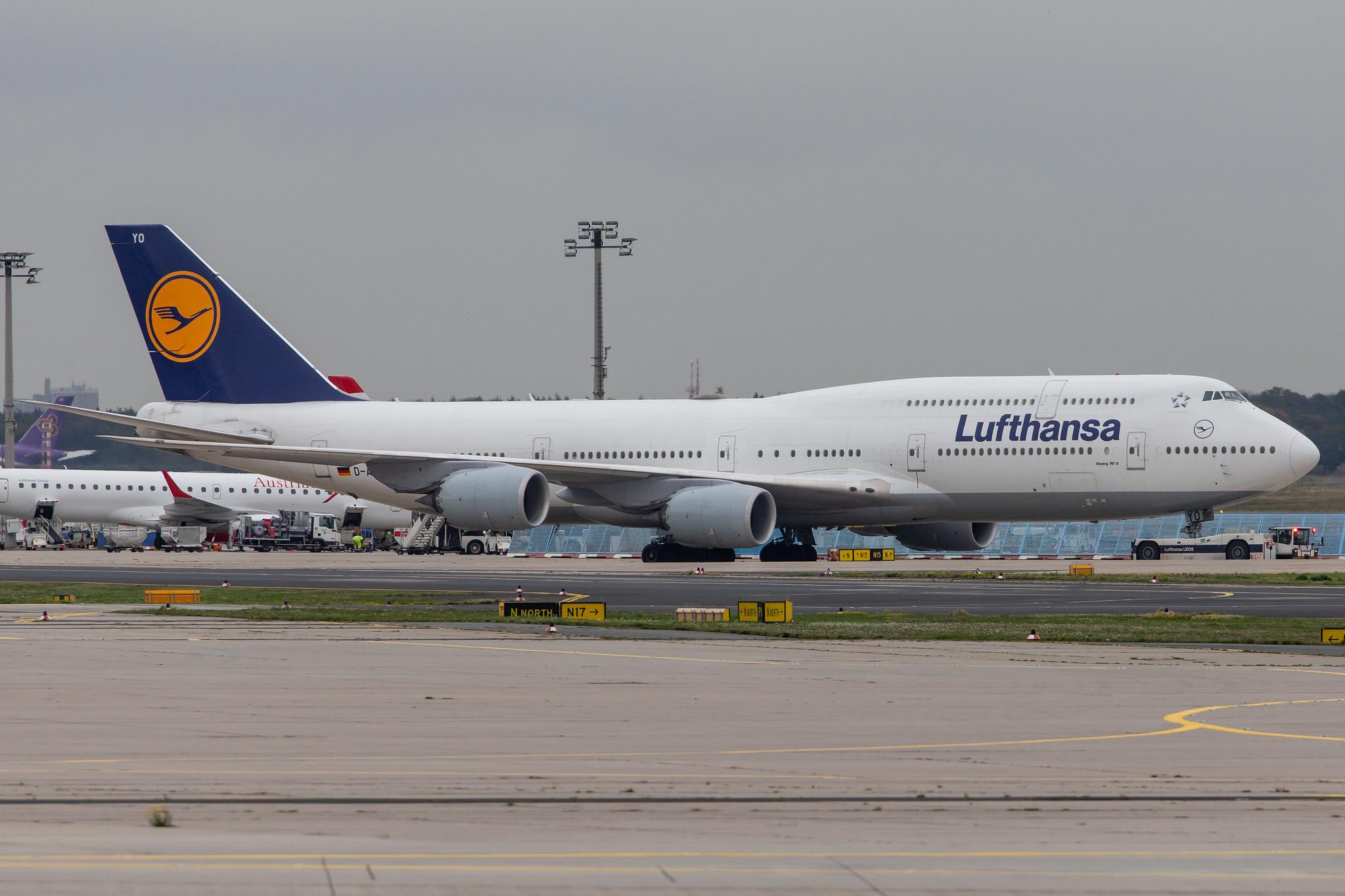 Frankfurt Airport: Lufthansa (LH / DLH) |  Boeing 747-830 B748 | D-ABYO | MSN 37841