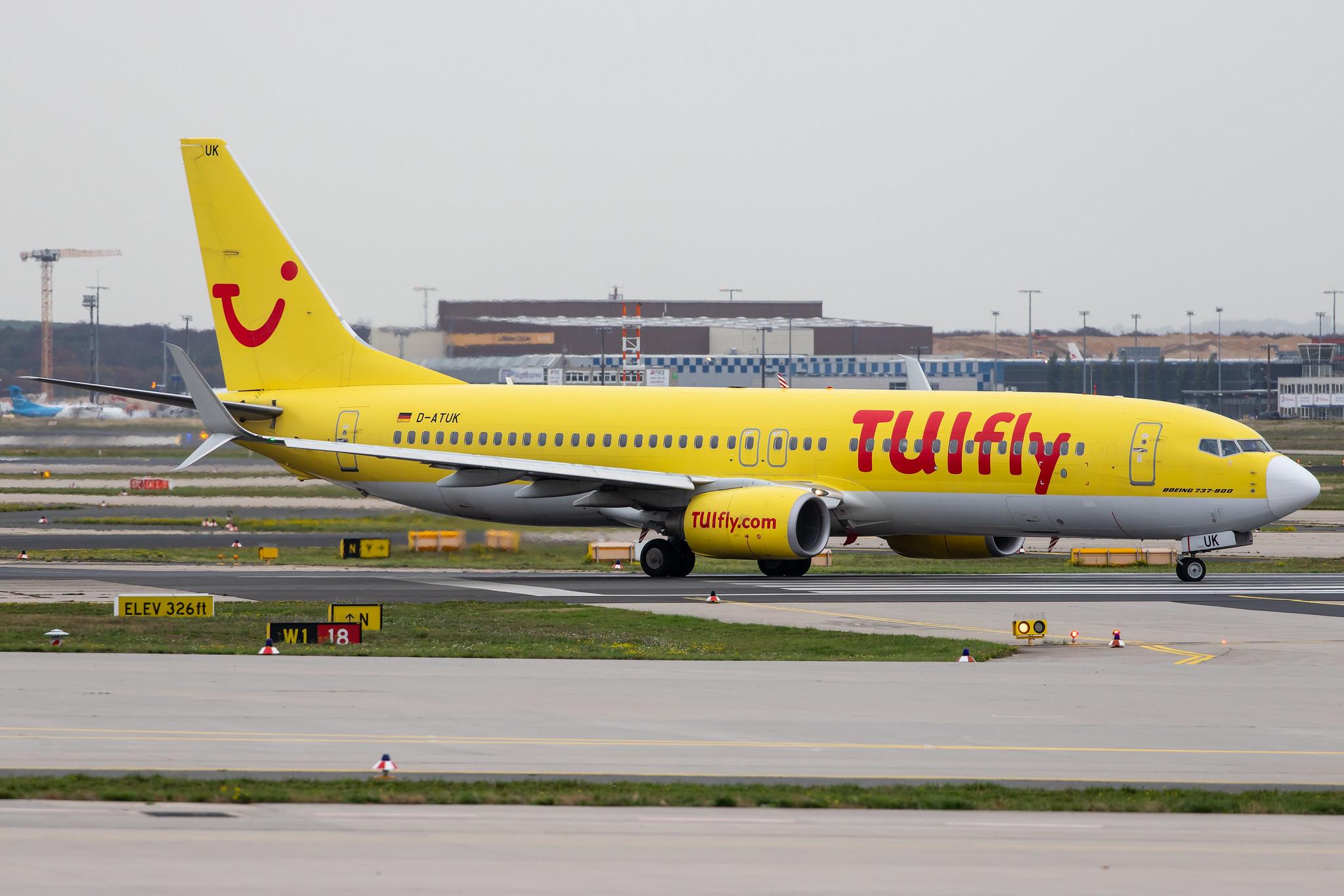 Frankfurt Airport: TUI (X3 / TUI) | Operator: TUI fly |  Boeing 737-8K5 B738 | D-ATUK | MSN 39094