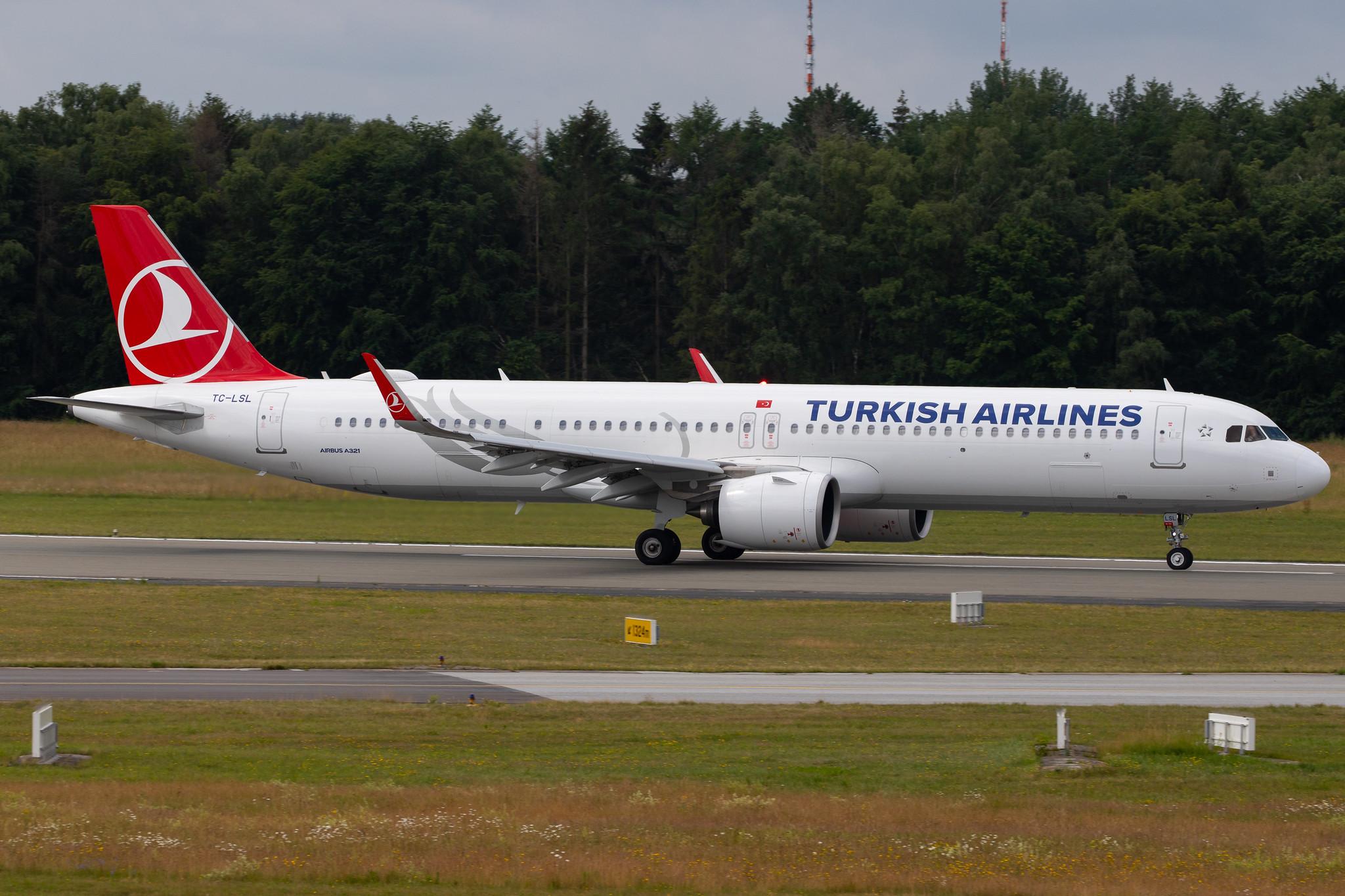 Hamburg Airport: Turkish Airlines (TK / THY) |  Airbus A321-271NX A21N | TC-LSL | MSN 9000