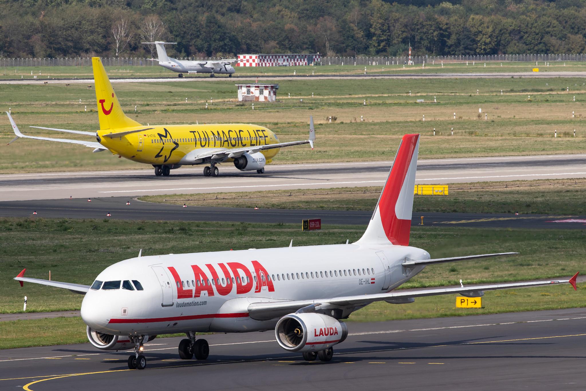 Düsseldorf Airport: Laudamotion (OE / LDM) |  Airbus A320-232 A320 | OE-IHL | MSN 3105