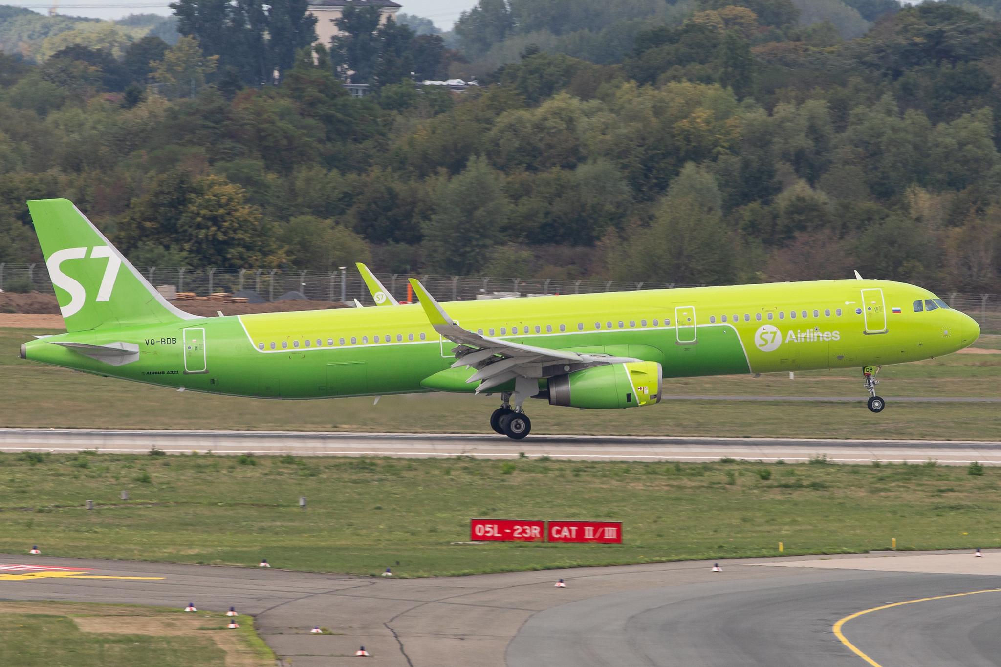 Düsseldorf Airport: S7 Airlines (S7 / SBI) |  Airbus A321-231 A321 | VQ-BDB | MSN 6734