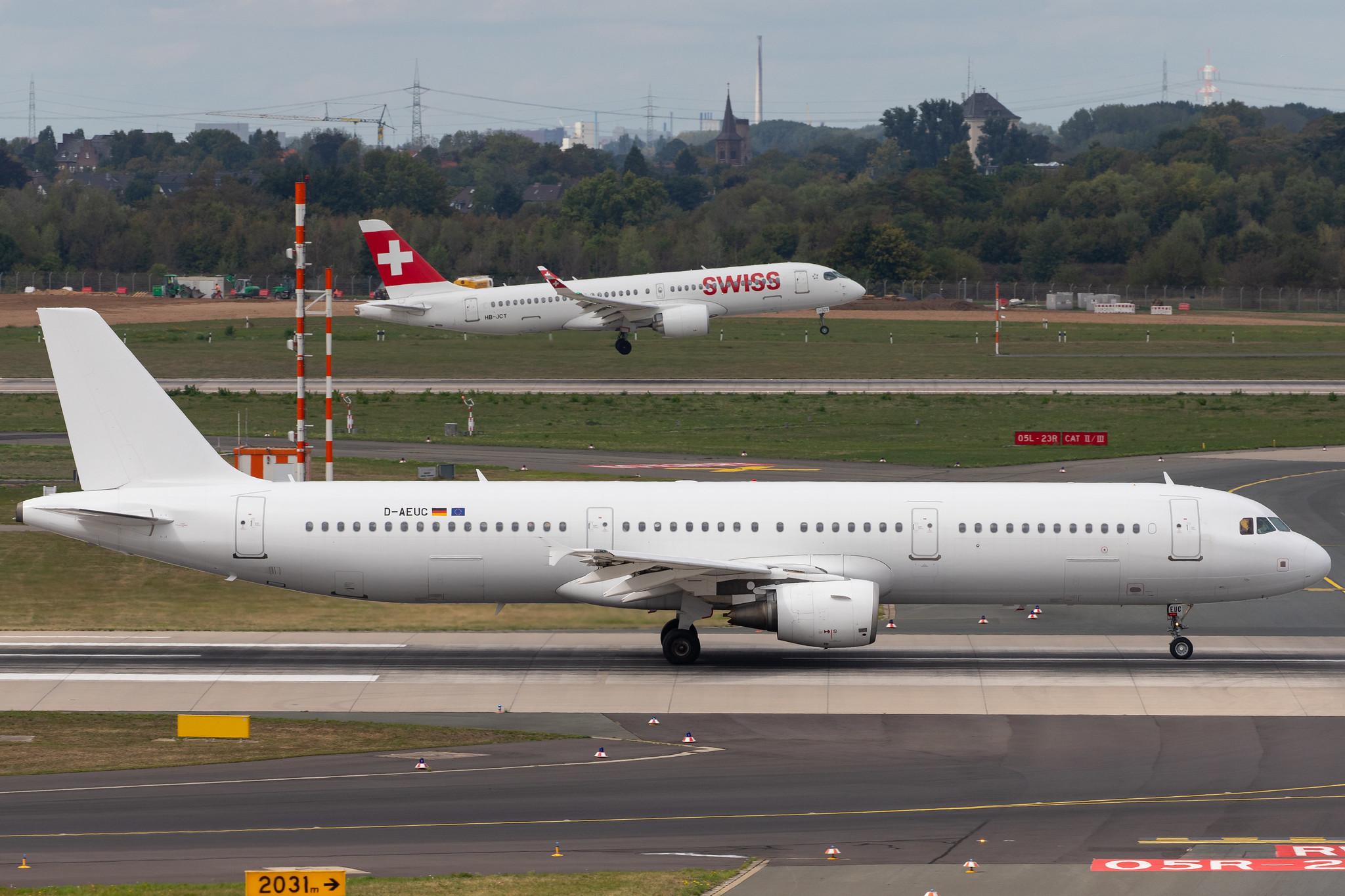 Düsseldorf Airport: Eurowings (EW / EWG) |  Airbus A321-211 A321 | D-AEUC | MSN 3504