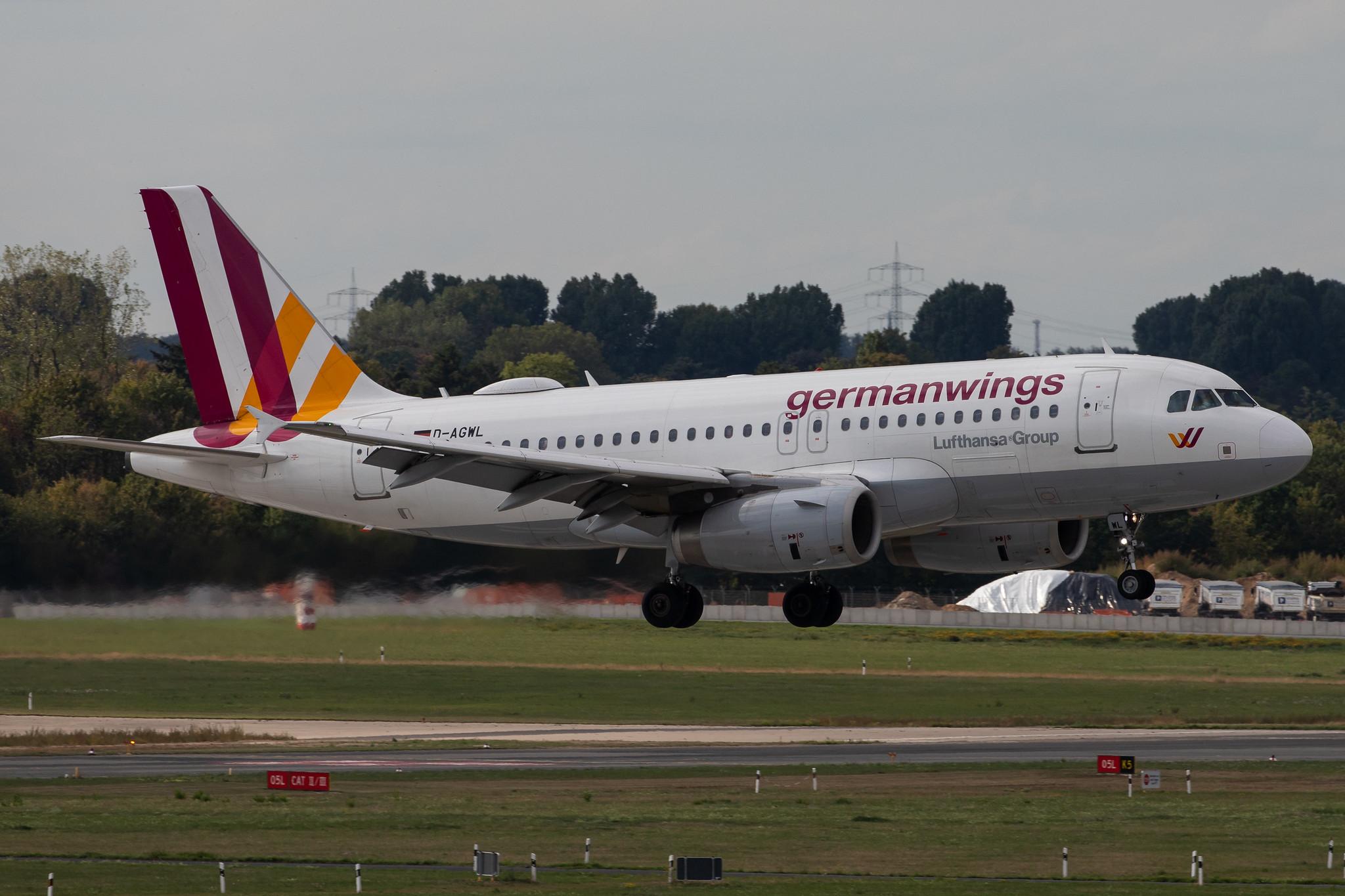Düsseldorf Airport: Eurowings (EW / EWG) |  Airbus A319-132 A319 | D-AGWL | MSN 3534