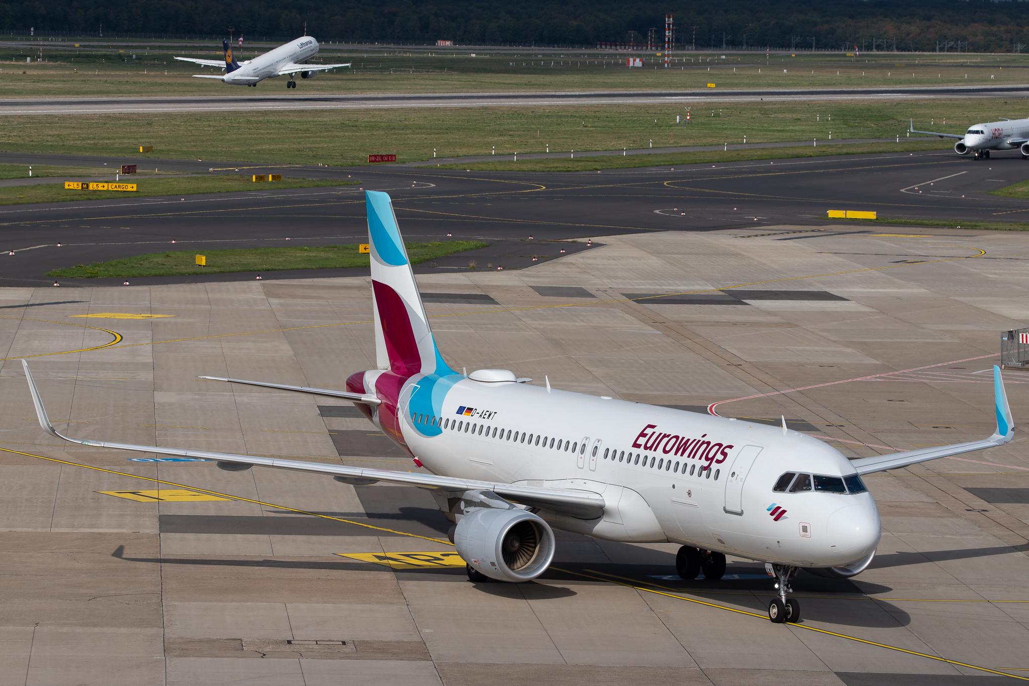 Düsseldorf Airport: Eurowings (EW / EWG) |  Airbus A320-214 A320 | D-AEWT | MSN 7534
