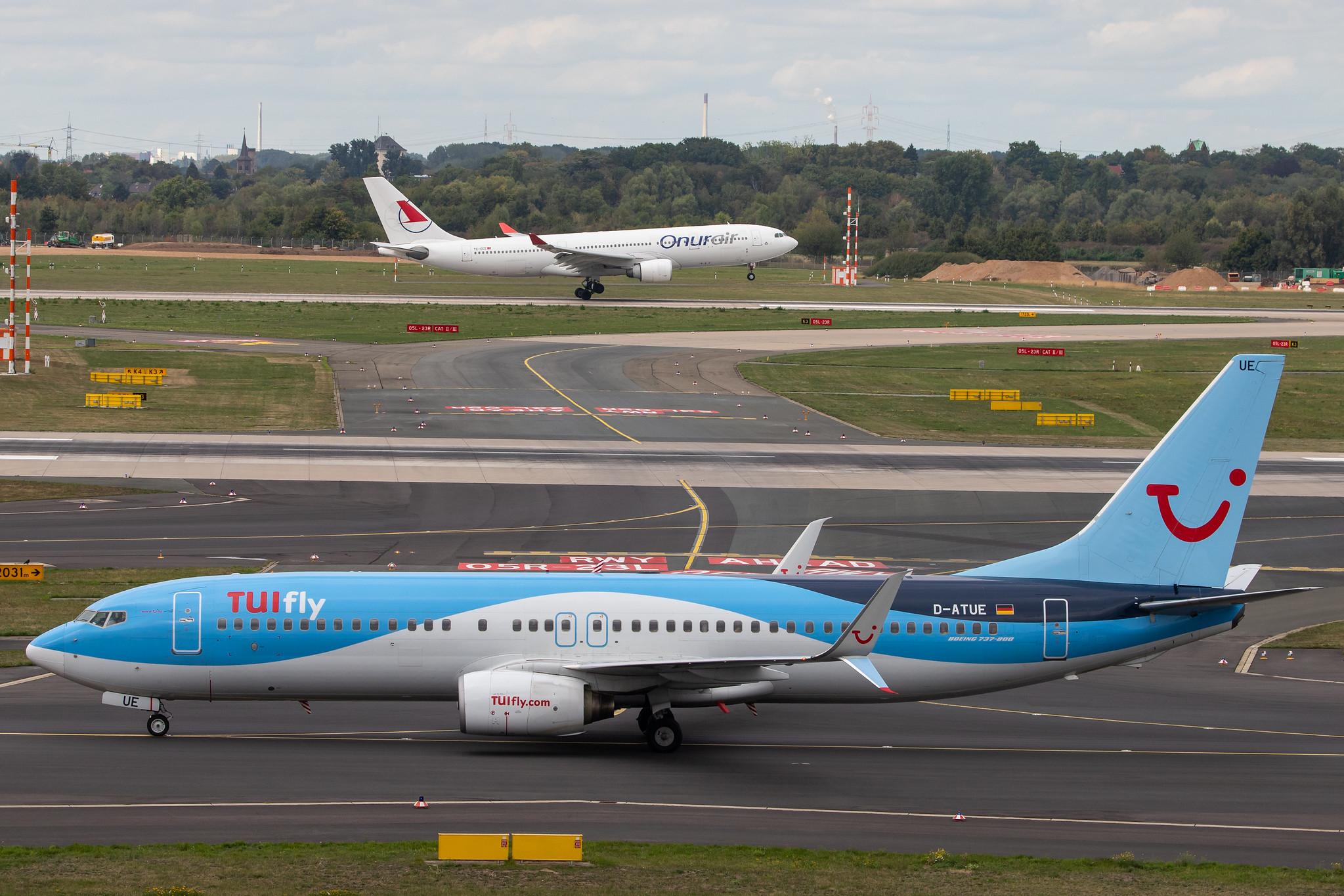 Düsseldorf Airport: TUI (X3 / TUI) | Operator: TUI fly |  Boeing 737-8K5 B738 | D-ATUE | MSN 34686
