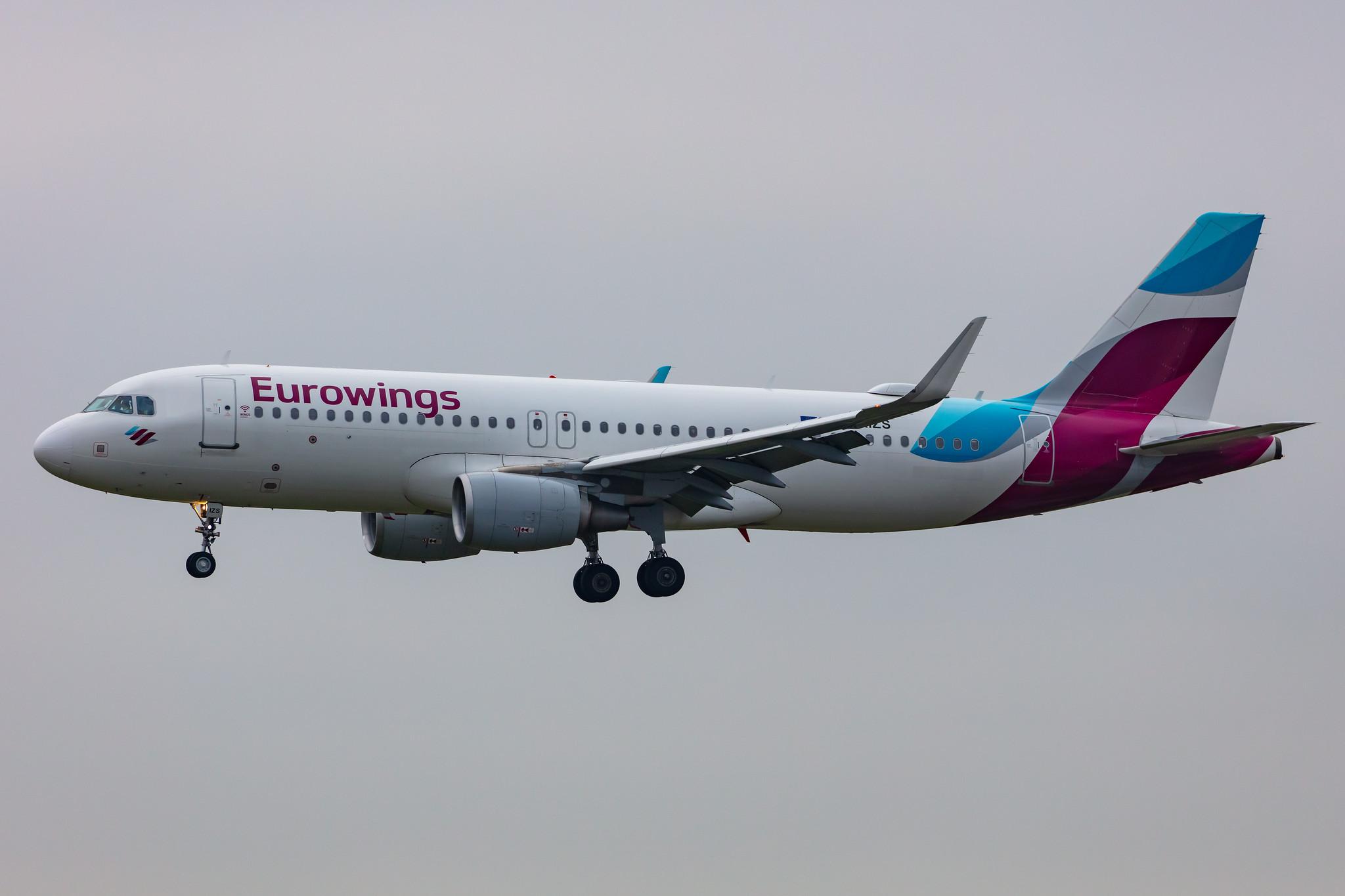 Hamburg Airport: Eurowings (EW / EWG) |  Airbus A320-214 A320 | D-AIZS | MSN 5557