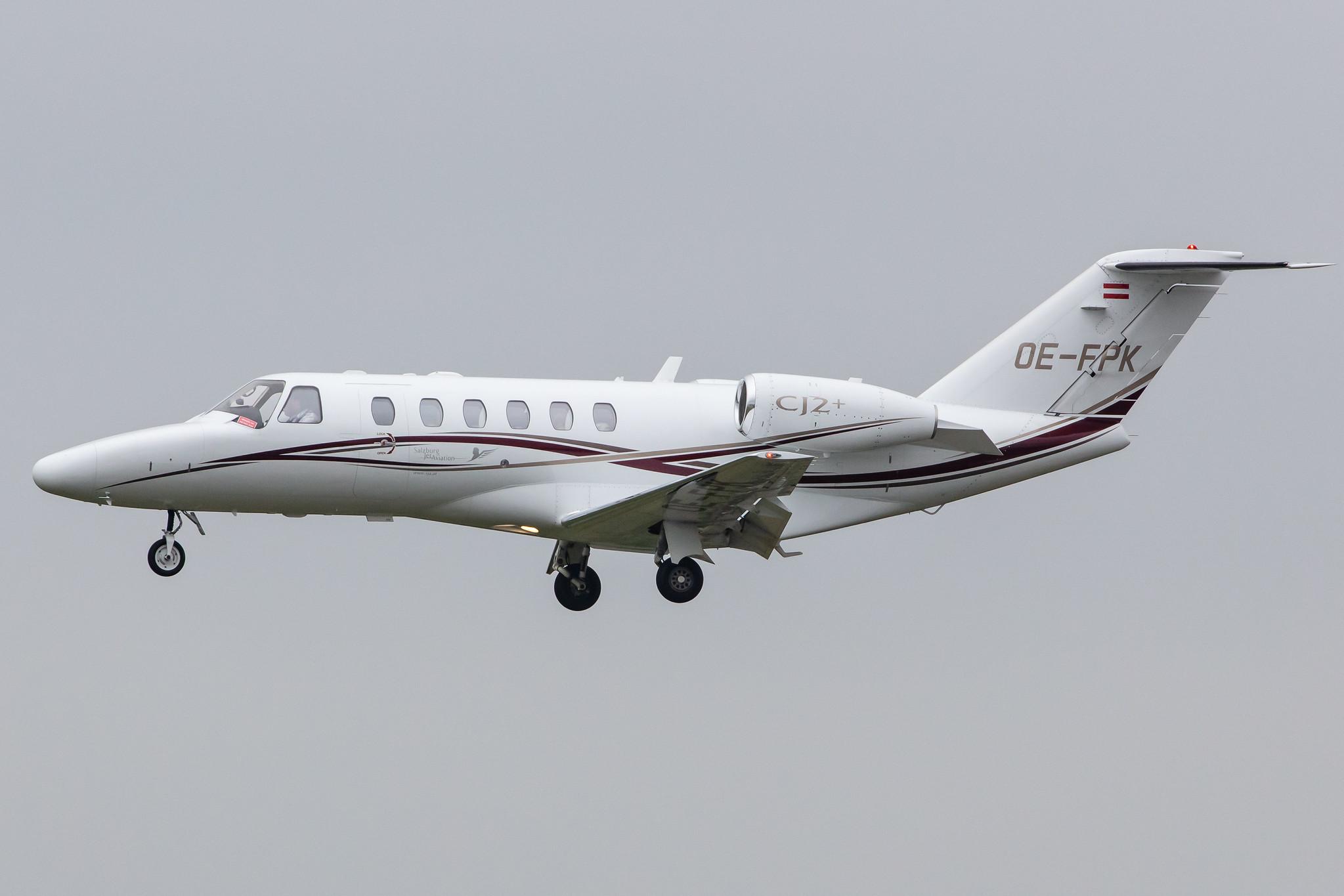 Hamburg Airport: Salzburg Jet Aviation |  Cessna 525A CitationJet CJ2+ C25A | OE-FPK | MSN 525A-0437
