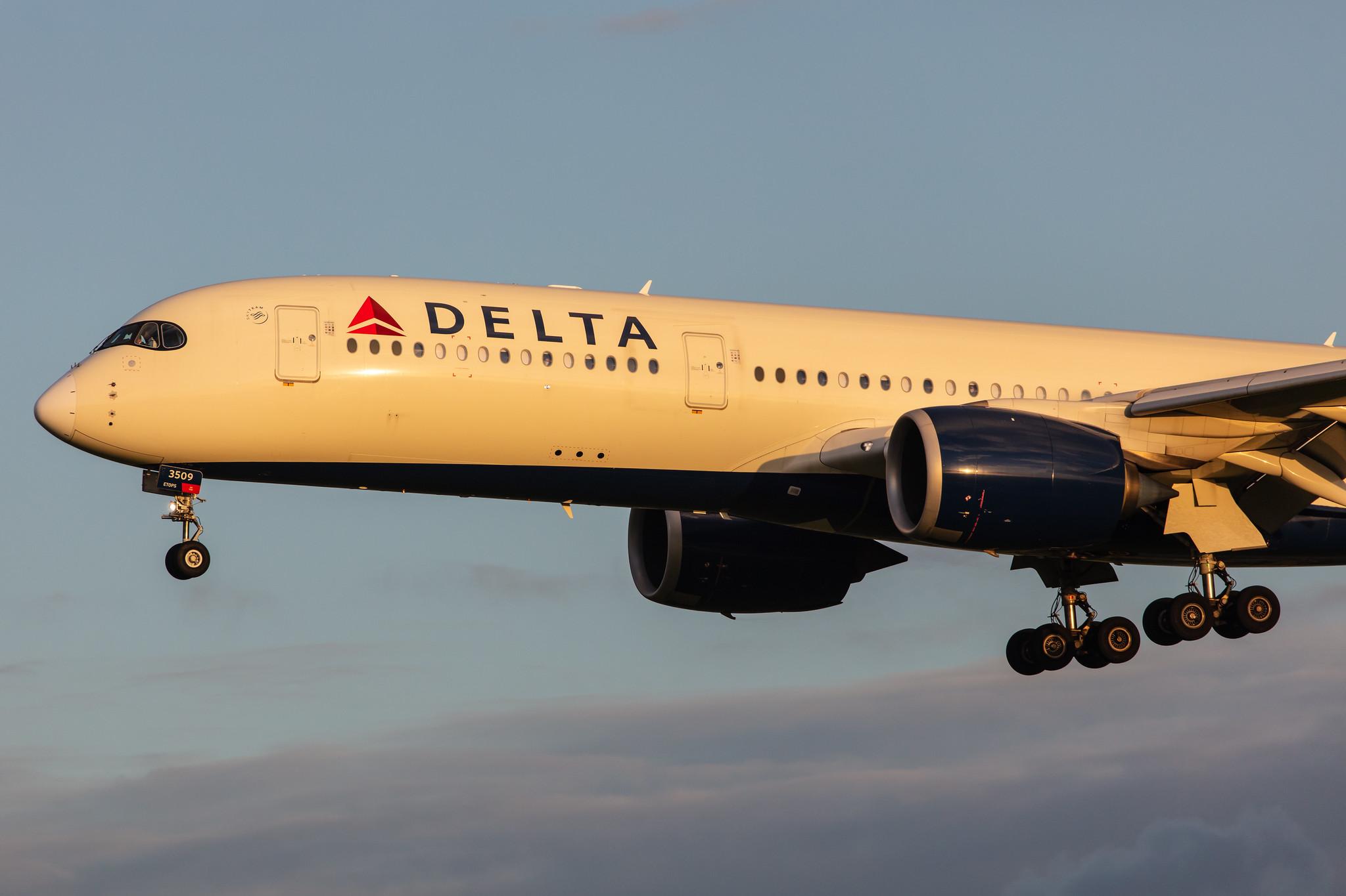 Amsterdam Airport Schiphol: Delta Air Lines (DL / DAL) |  Airbus A350-941 A359 | N509DN | MSN 199