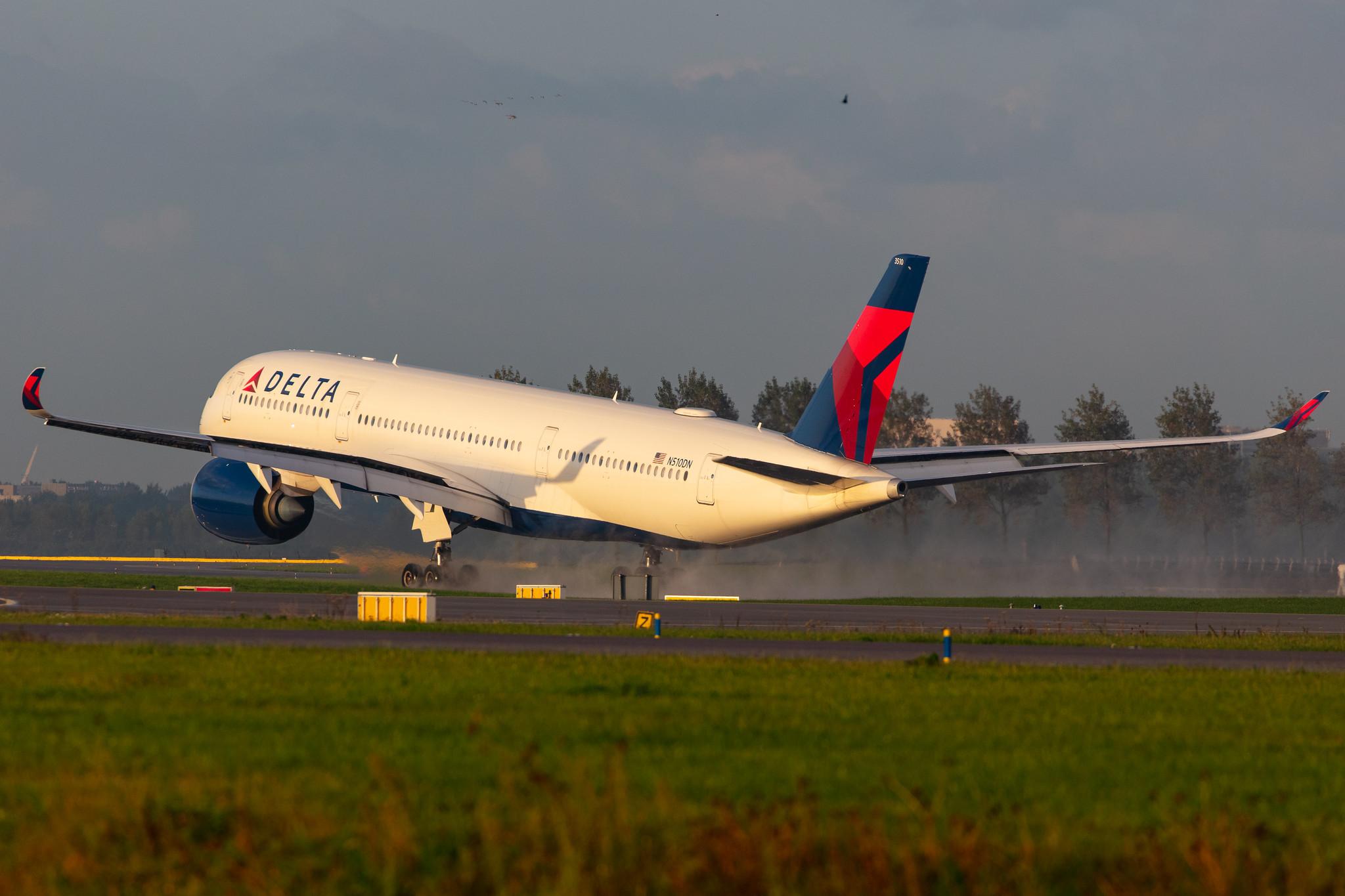 Amsterdam Airport Schiphol: Delta Air Lines (DL / DAL) |  Airbus A350-941 A359 | N510DN | MSN 204