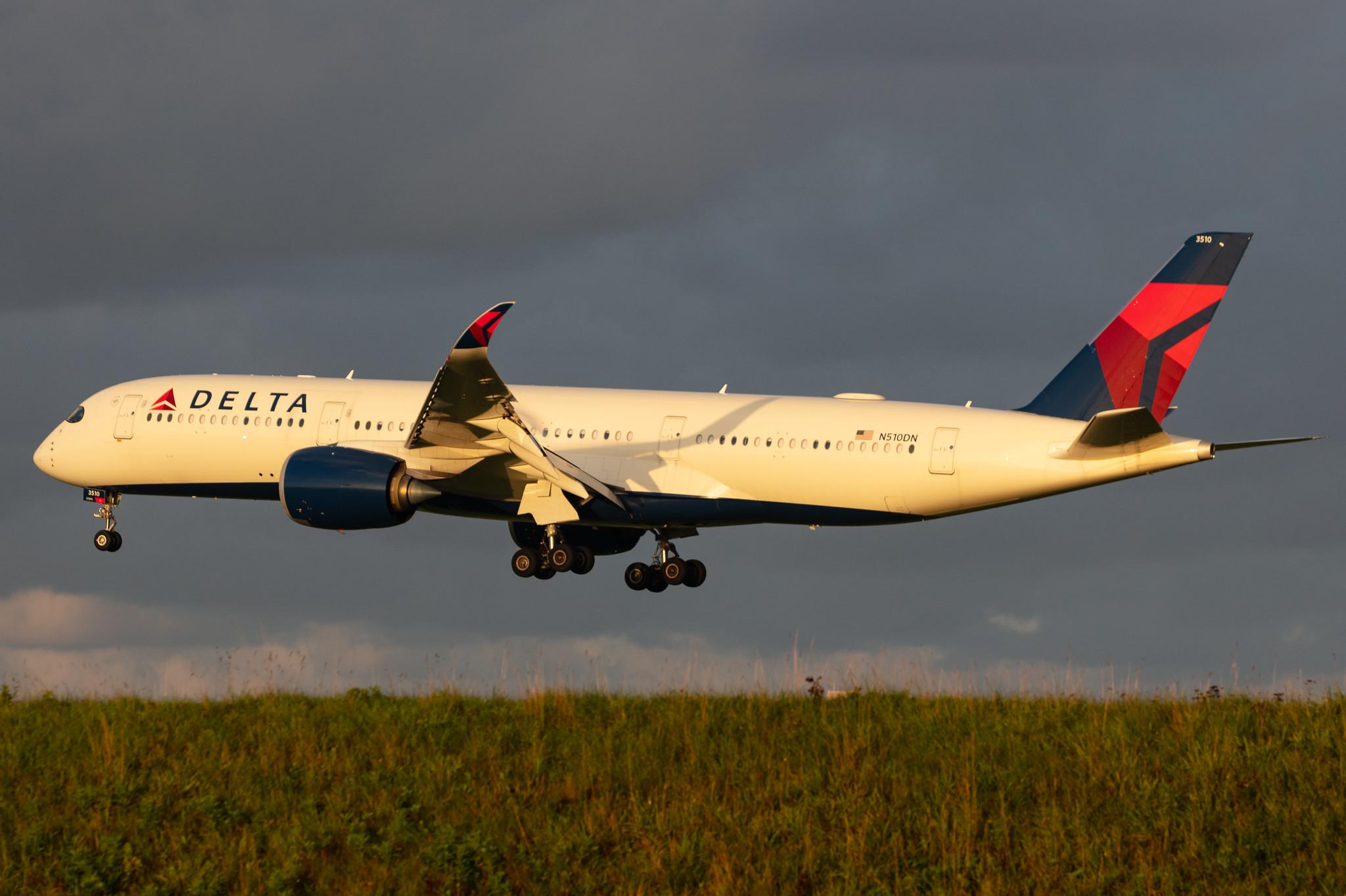 Amsterdam Airport Schiphol: Delta Air Lines (DL / DAL) |  Airbus A350-941 A359 | N510DN | MSN 204