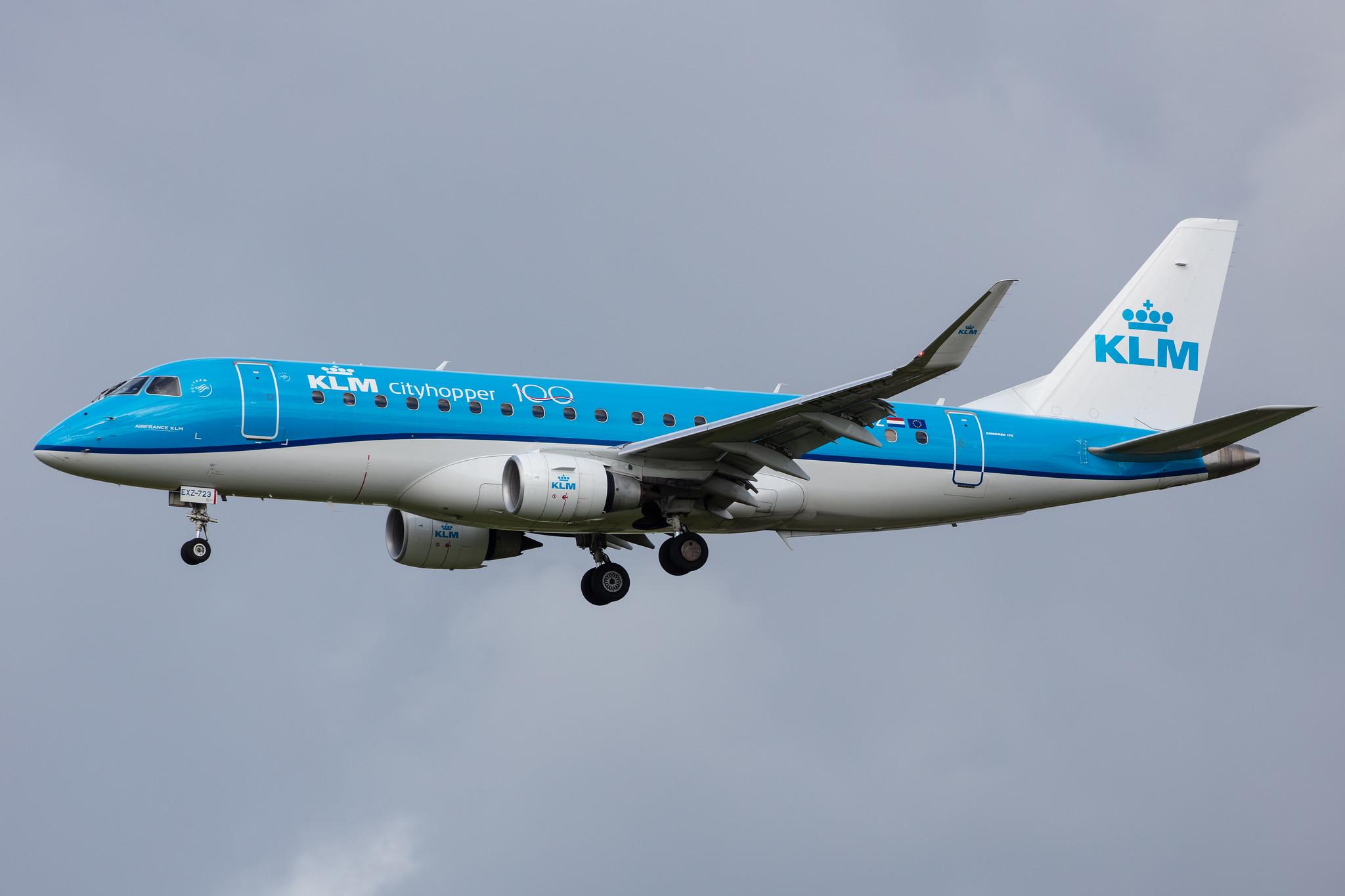Amsterdam Airport Schiphol: KLM (KL / KLM) | Operator: KLM Cityhopper |  Embraer E175STD E75L | PH-EXZ | MSN 17000723