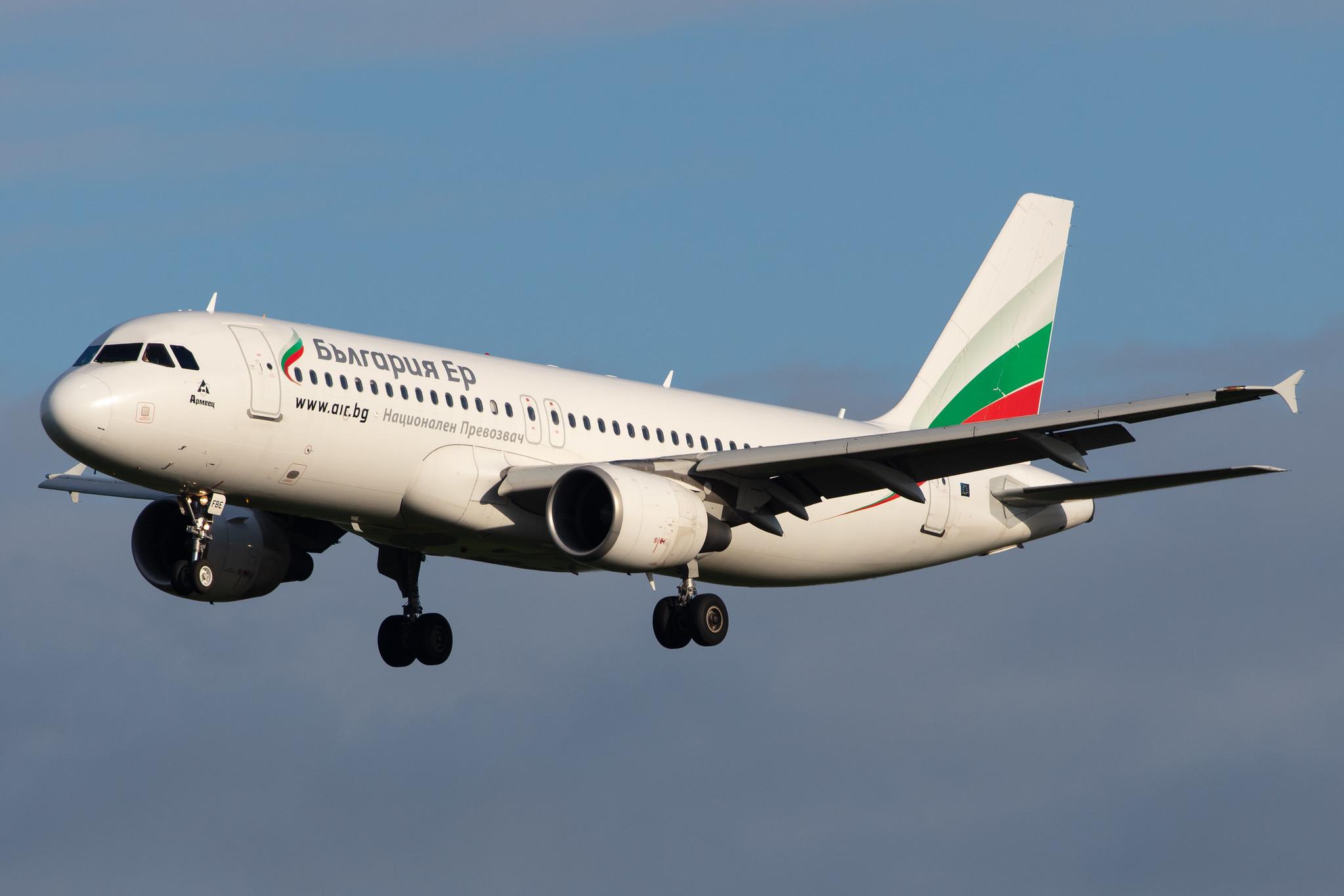 Amsterdam Airport Schiphol: Bulgaria Air (FB / LZB) |  Airbus A320-214 A320 | LZ-FBE | MSN 3780