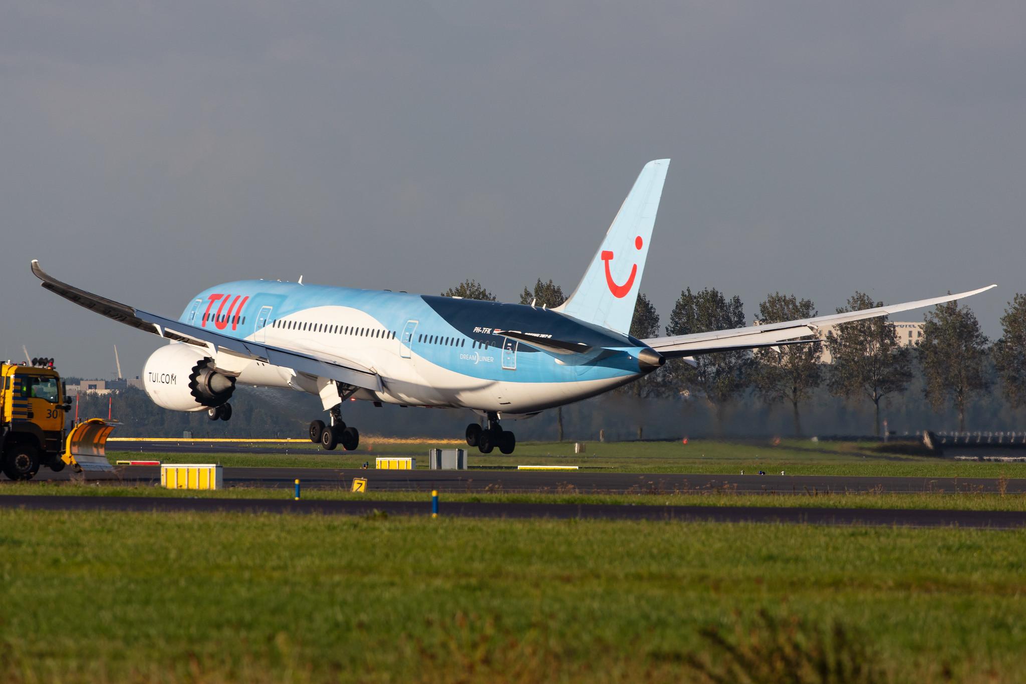 Amsterdam Airport Schiphol: TUI (X3 / TUI) | Operator: TUI fly Netherlands |  Boeing 787-8 Dreamliner B788 | PH-TFK | MSN 36427
