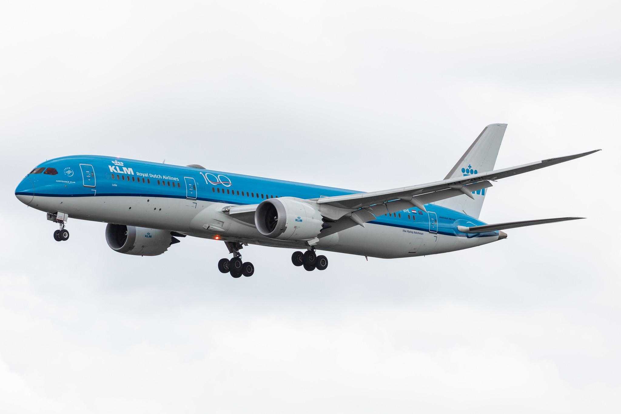 Amsterdam Airport Schiphol: KLM (KL / KLM) |  Boeing 787-9 Dreamliner B789 | PH-BHL | MSN 38775