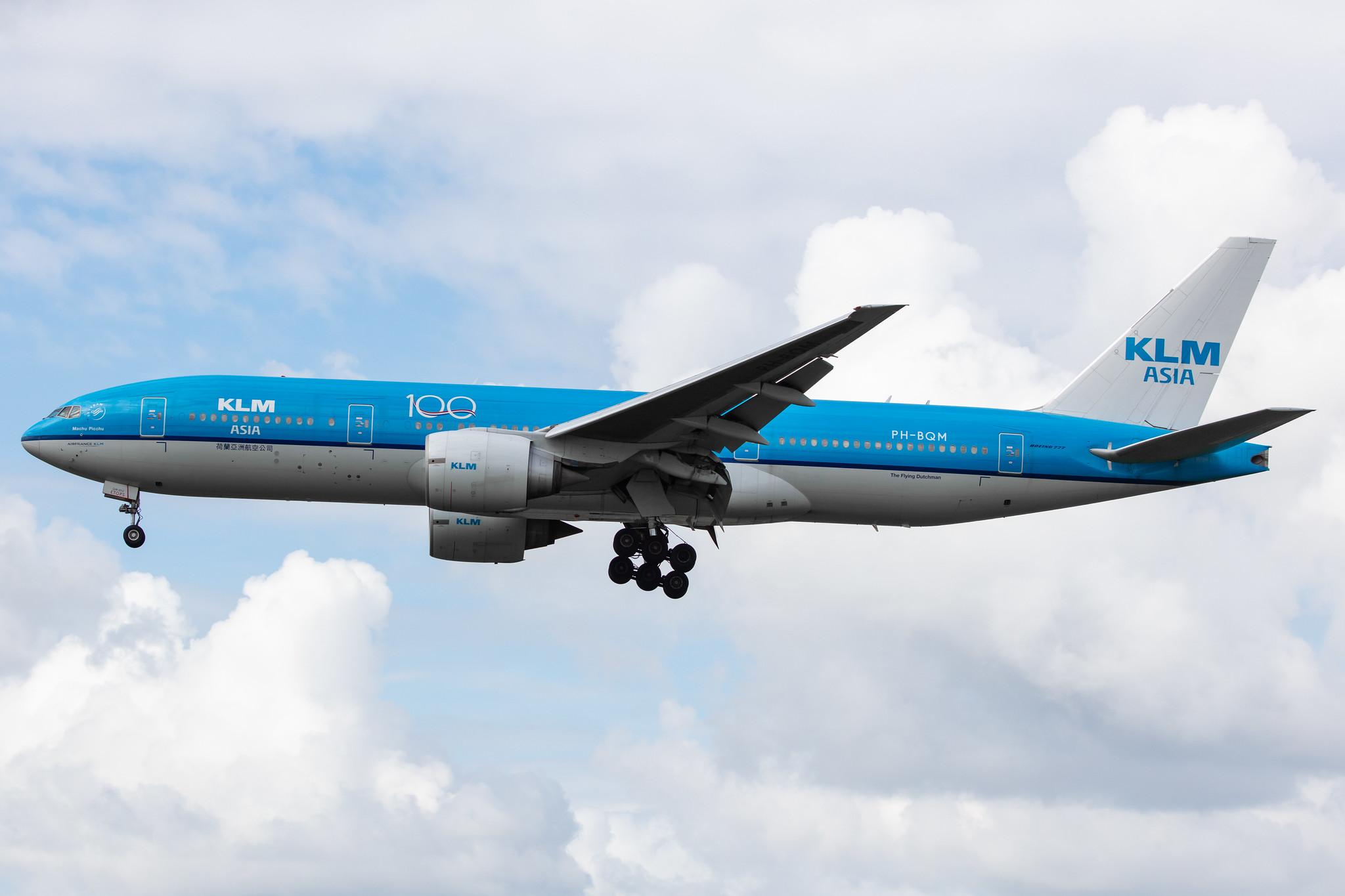 Amsterdam Airport Schiphol: KLM (KL / KLM) |  Boeing 777-206(ER) B772 | PH-BQM | MSN 34712