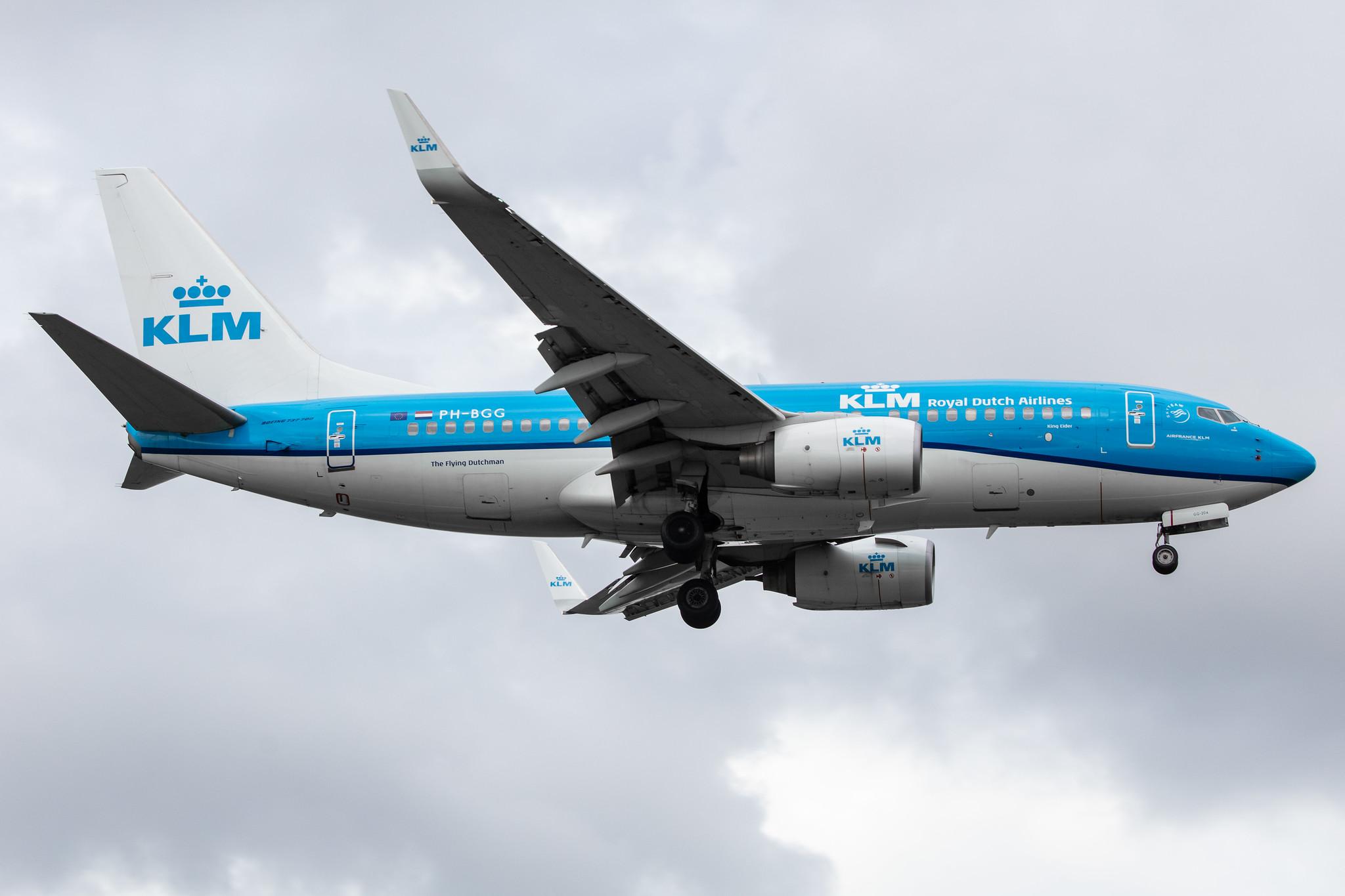 Amsterdam Airport Schiphol: KLM (KL / KLM) |  Boeing 737-7K2 B737 | PH-BGG | MSN 30367