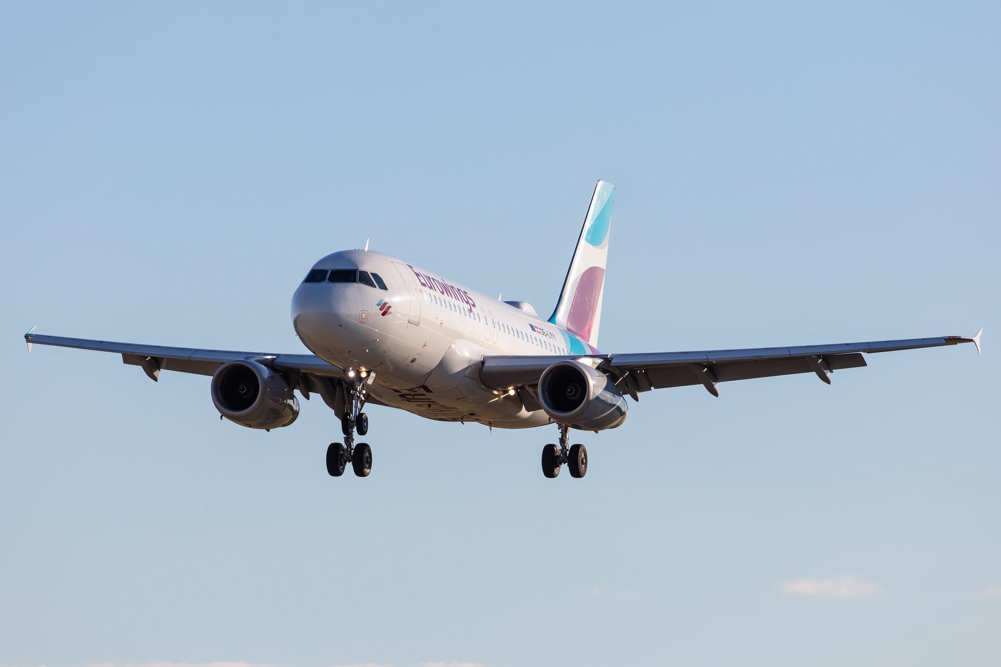 Hamburg Airport: Eurowings (EW / EWG) | Operator: Eurowings Europe |  Airbus A319-132 A319 | OE-LYY | MSN 4256