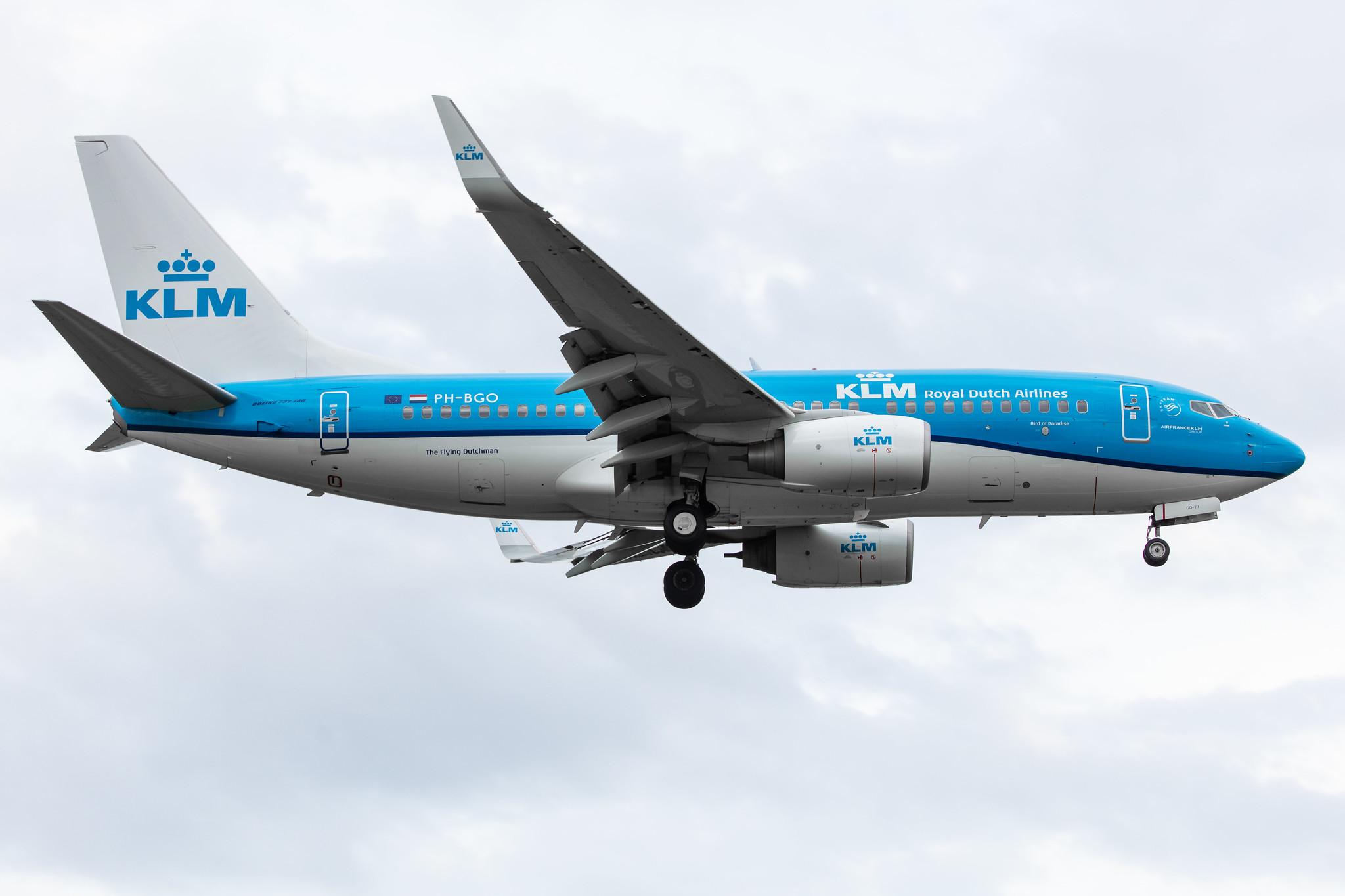 Amsterdam Airport Schiphol: KLM (KL / KLM) |  Boeing 737-7K2 B737 | PH-BGO | MSN 38126
