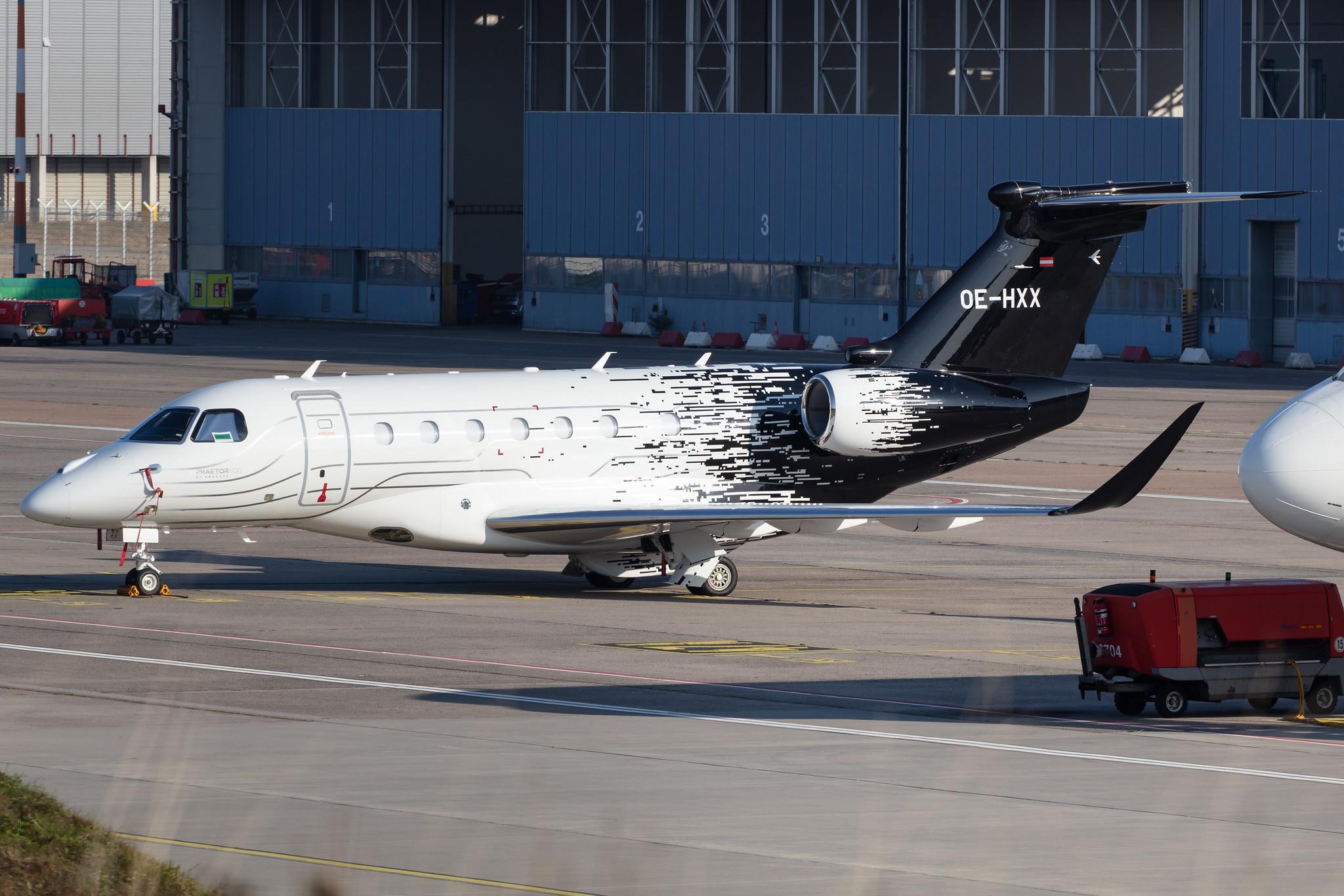 Hamburg Airport: Avcon Jet | Embraer EMB-550 Praetor 600 E550 | OE-HXX | MSN 55020115